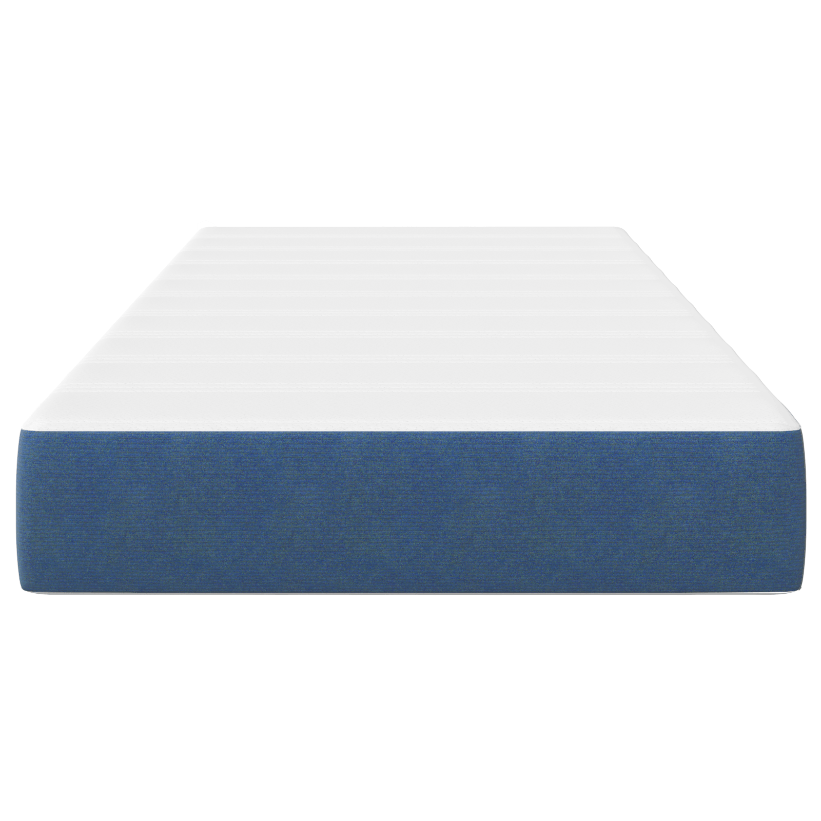 Saltea cu arcuri pocket albastru medie 80x200x20 cm textil — imaginea 6