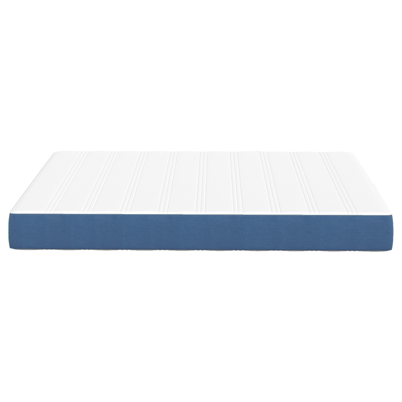 Saltea arcuri pocket albastru medie 160x200x20cm textil — imaginea 5