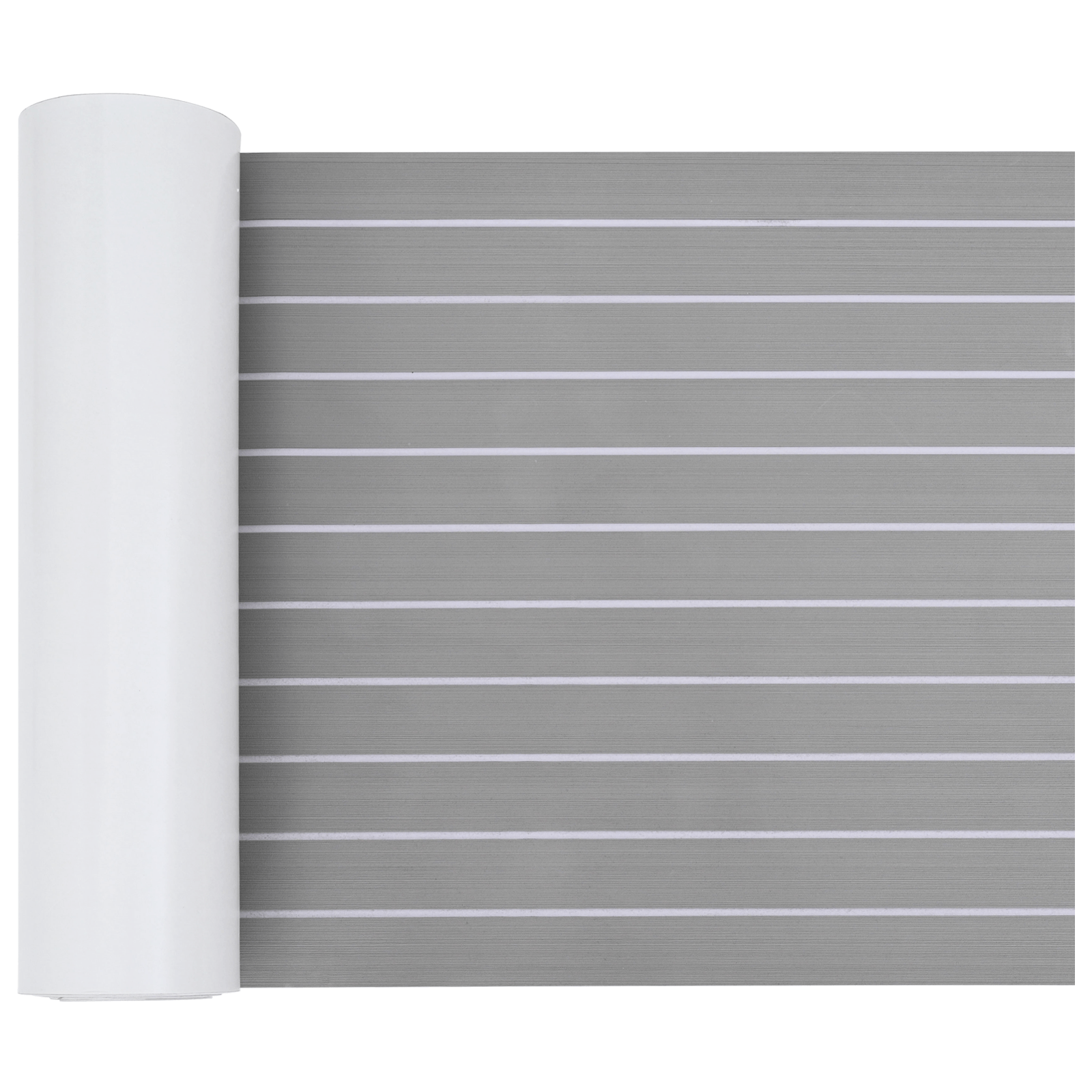 Pardoseala pentru barci autoadeziva gri deschis & alb 240x60 cm spuma EVA