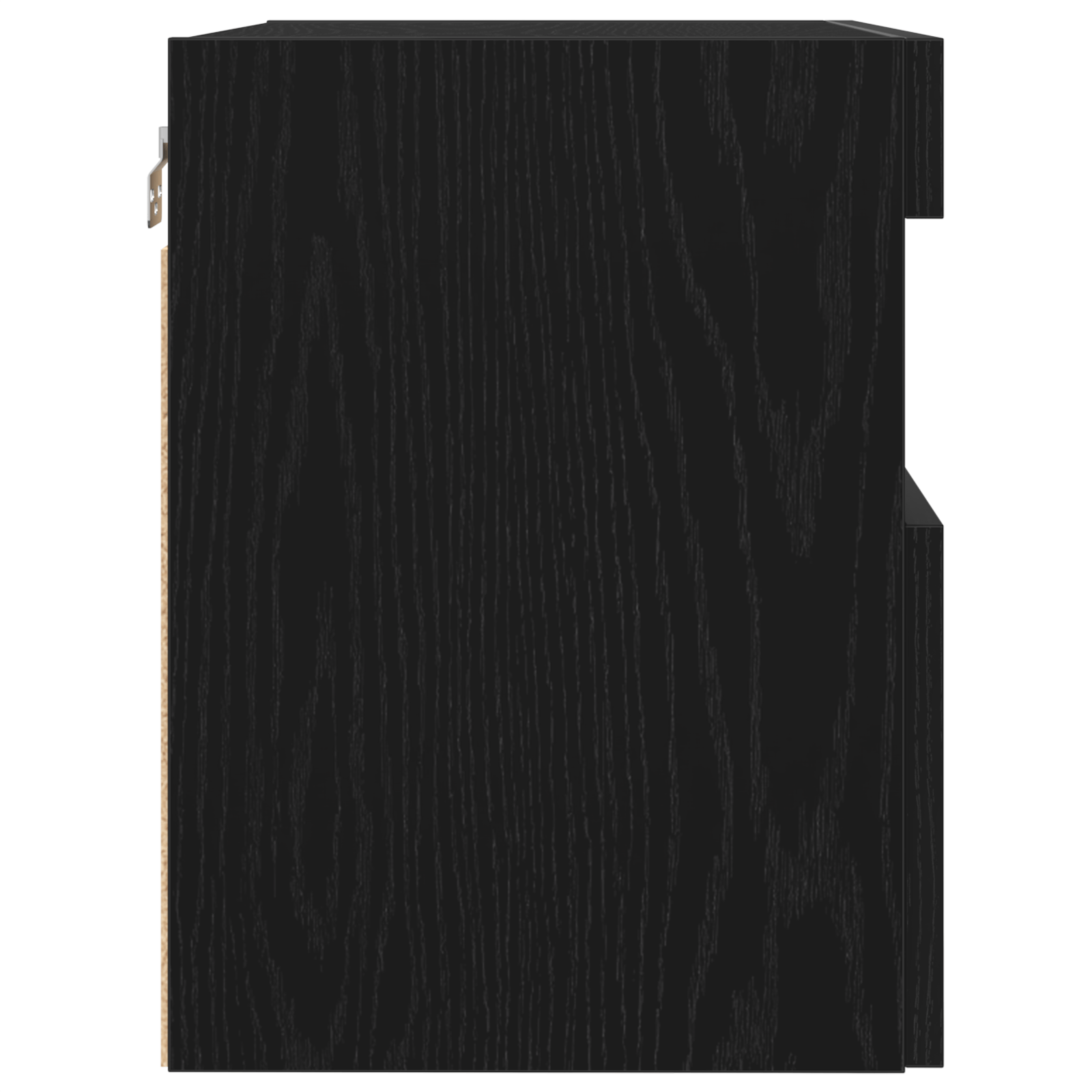 Dulap TV de perete cu LED, stejar negru, 60x30x40 cm — imaginea 9