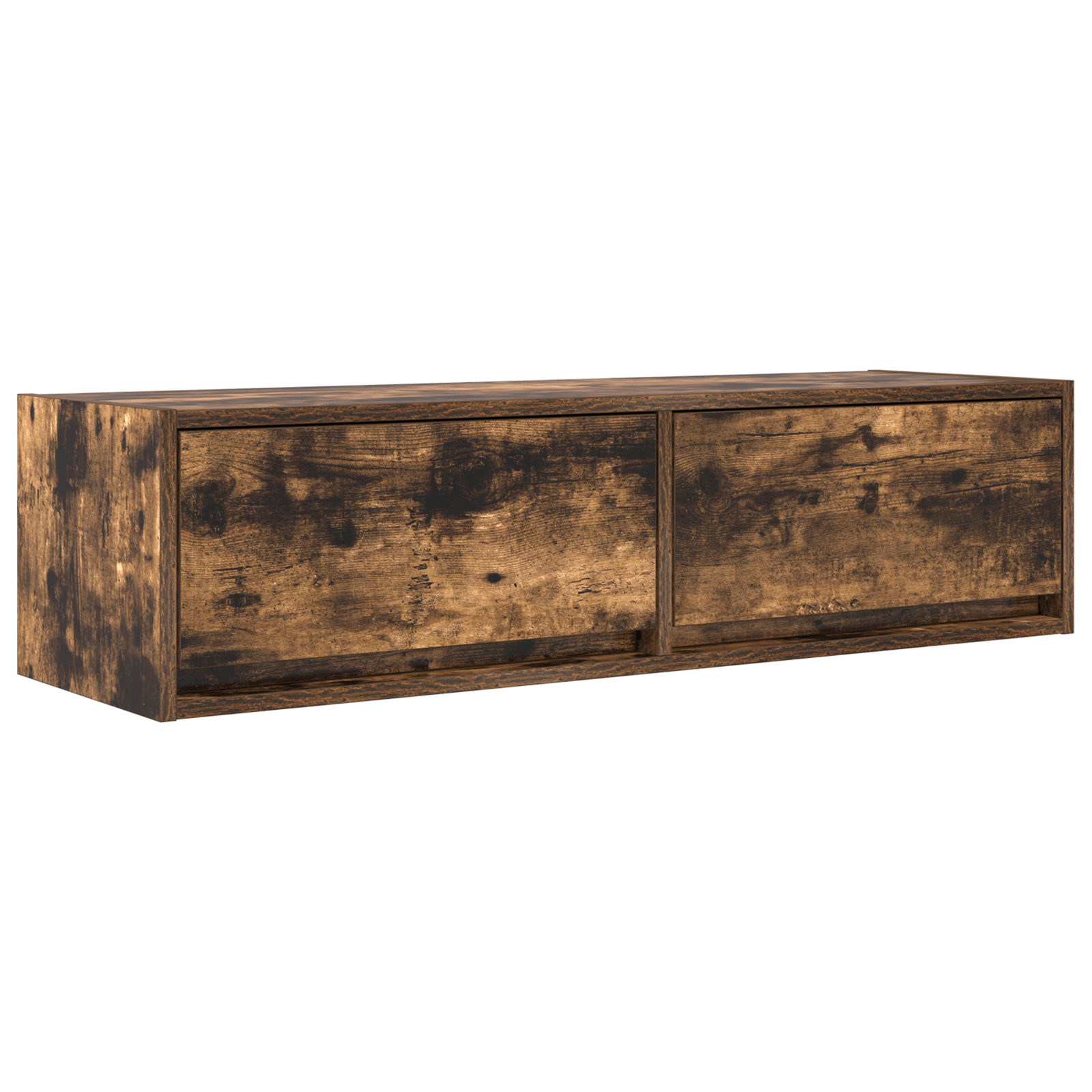 Dulap TV, stejar fumuriu, 100x31x25,5 cm, lemn prelucrat — imaginea 2