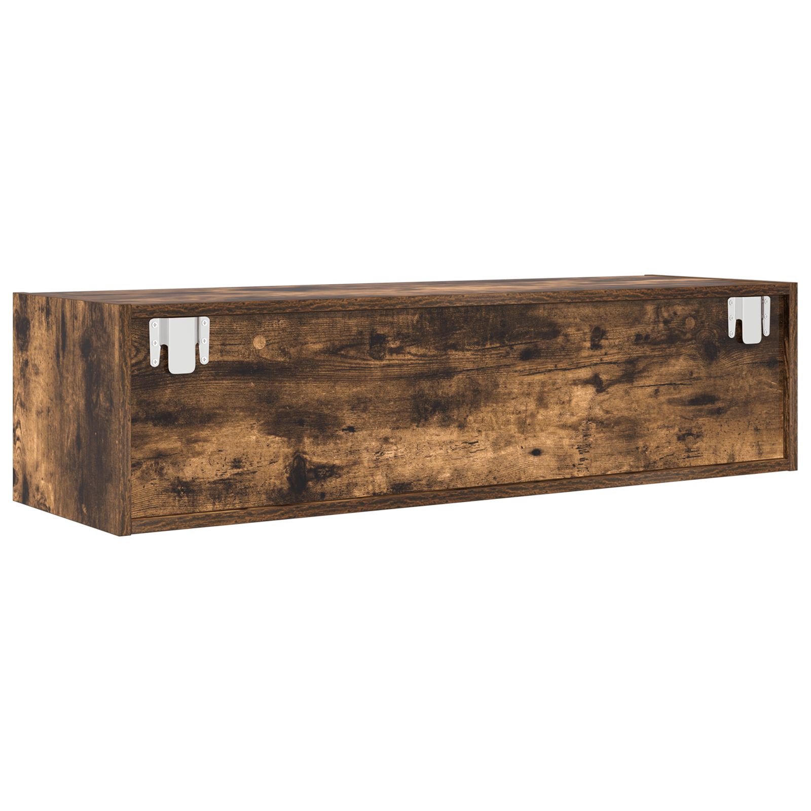 Dulap TV, stejar fumuriu, 100x31x25,5 cm, lemn prelucrat — imaginea 6