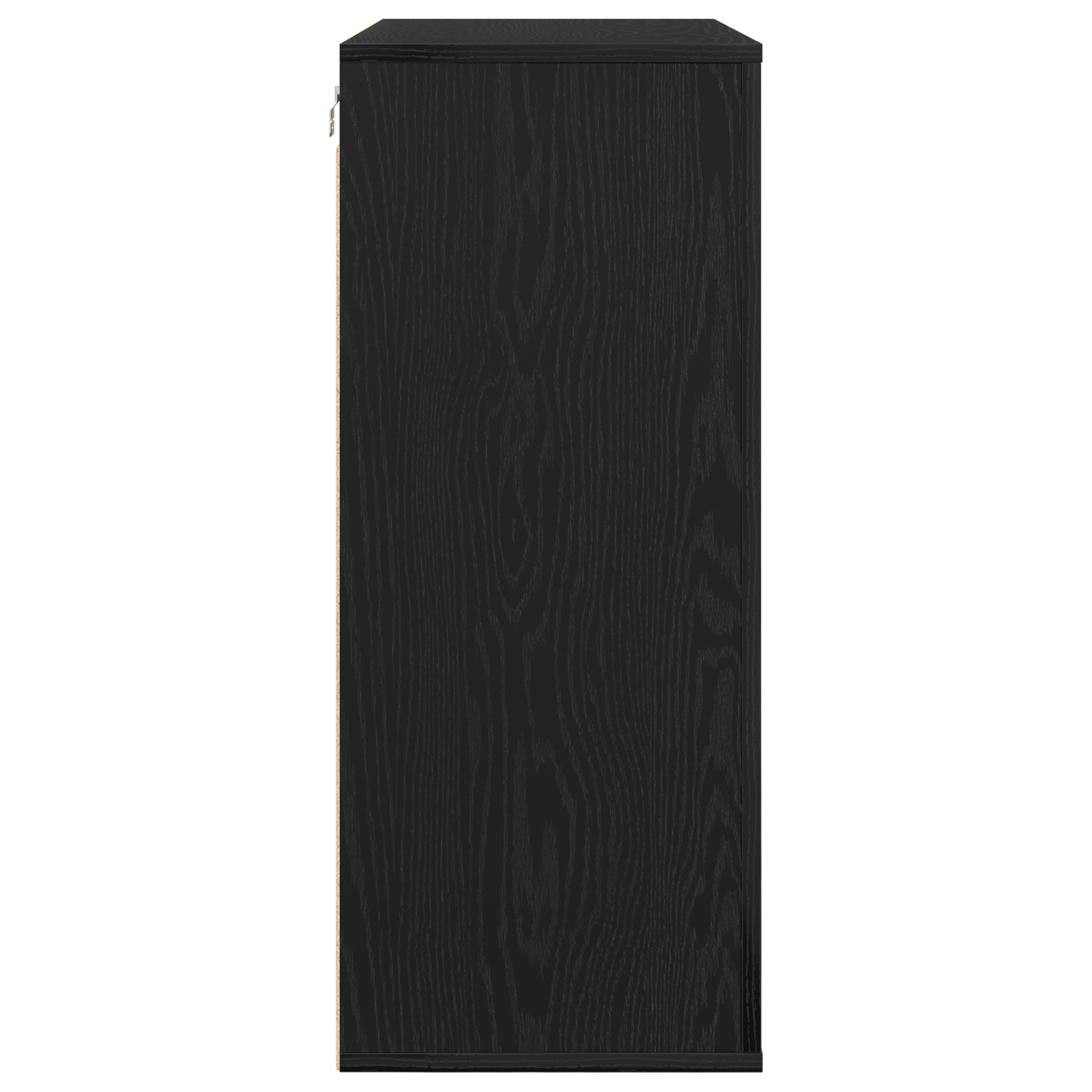 Dulap de perete, stejar negru, 80x33x80 cm, lemn prelucrat — imaginea 7