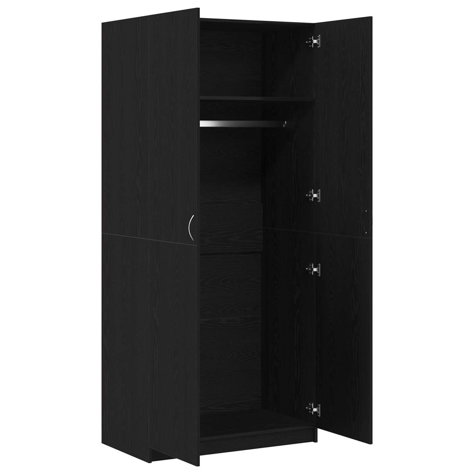 Sifonier, stejar negru, 90x52x200 cm, lemn prelucrat — imaginea 5