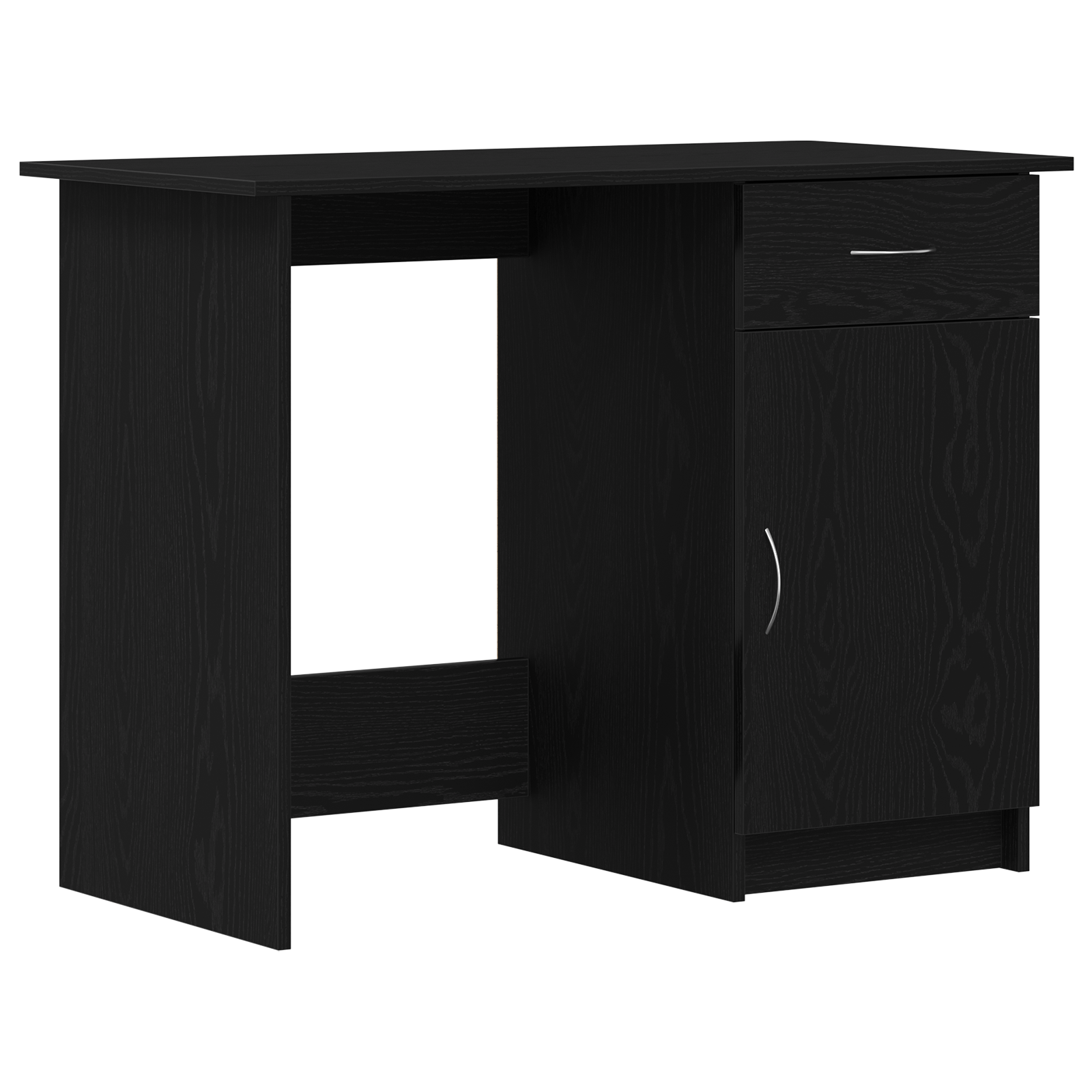 Birou, stejar negru, 100x50x76 cm, lemn prelucrat — imaginea 2