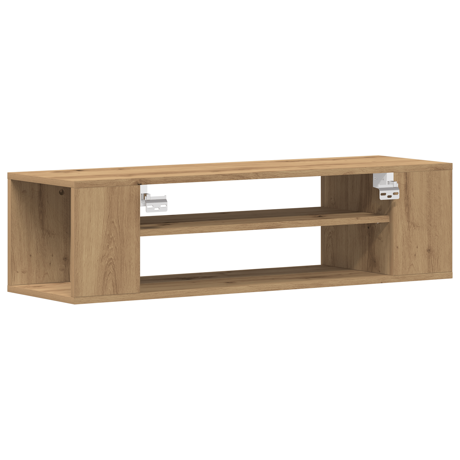 Dulap TV de Perete Stejar Artisan 100x30x26,5 cm Lemn Prelucrat — imaginea 5
