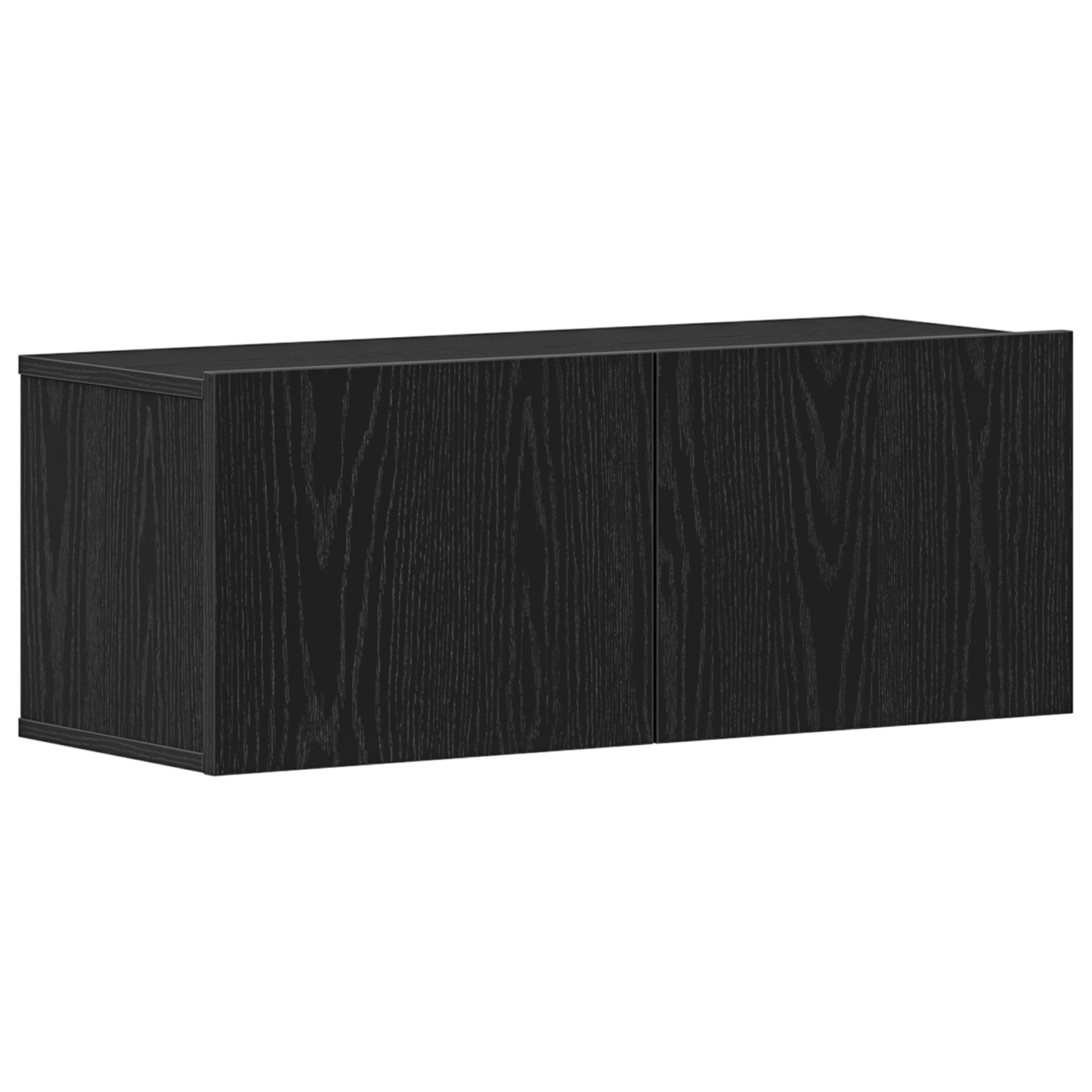 Dulapuri pentru TV (Set de 2) - Stejar negru, 80x30x30 cm, facute din lemn prelucrat — imaginea 2