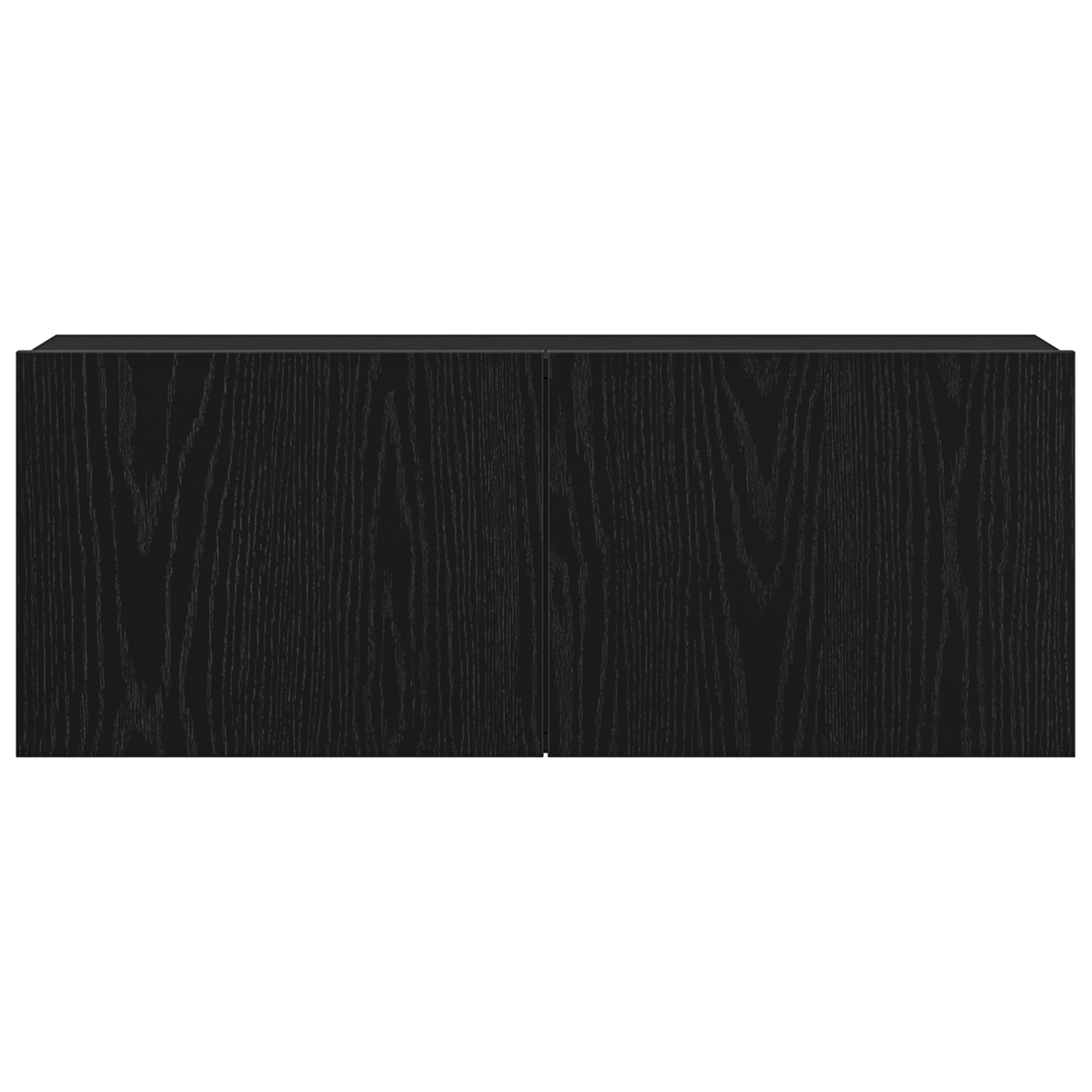 Dulapuri pentru TV (Set de 2) - Stejar negru, 80x30x30 cm, facute din lemn prelucrat — imaginea 7