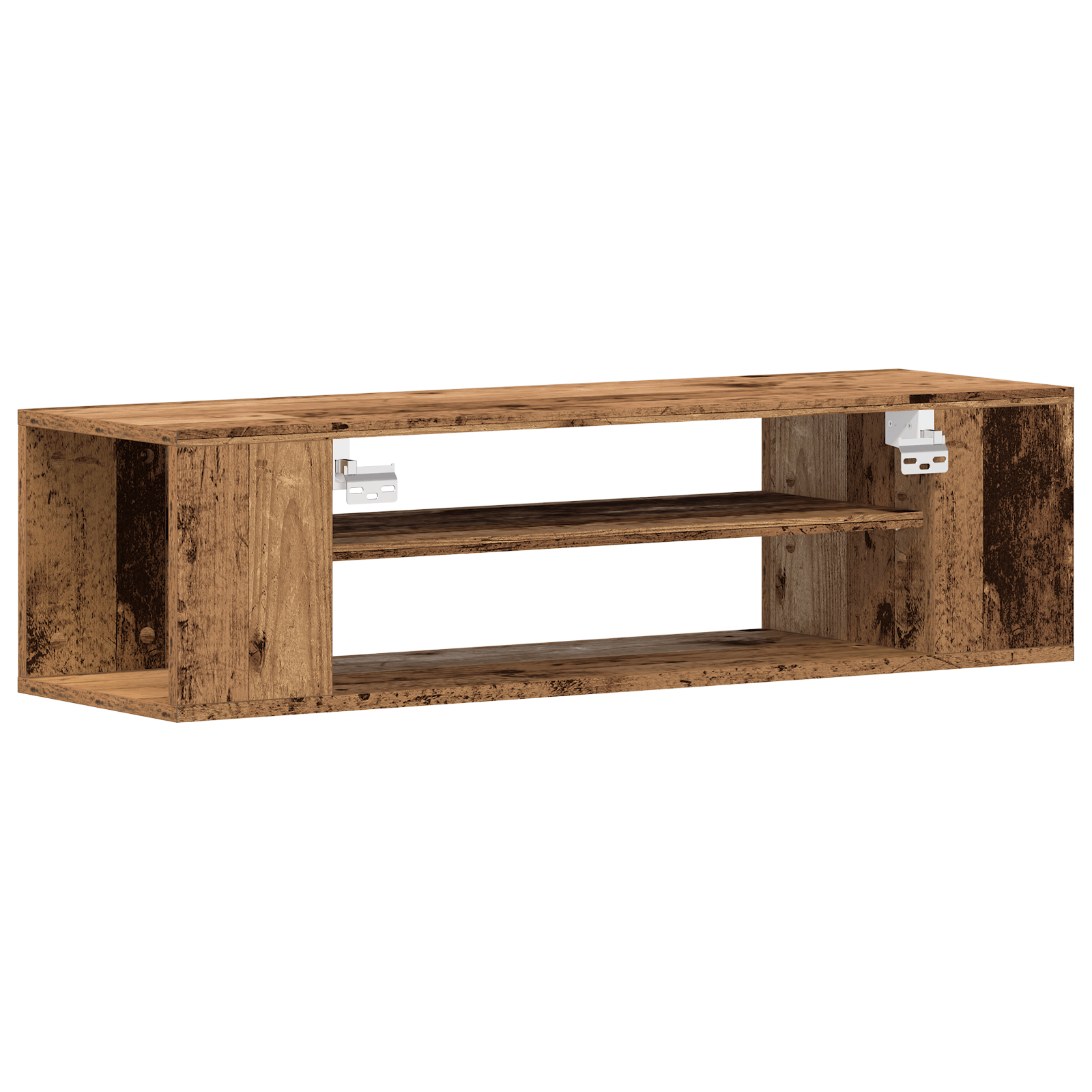 Dulap TV de perete, lemn vechi, 100x30x26,5 cm, lemn prelucrat — imaginea 5