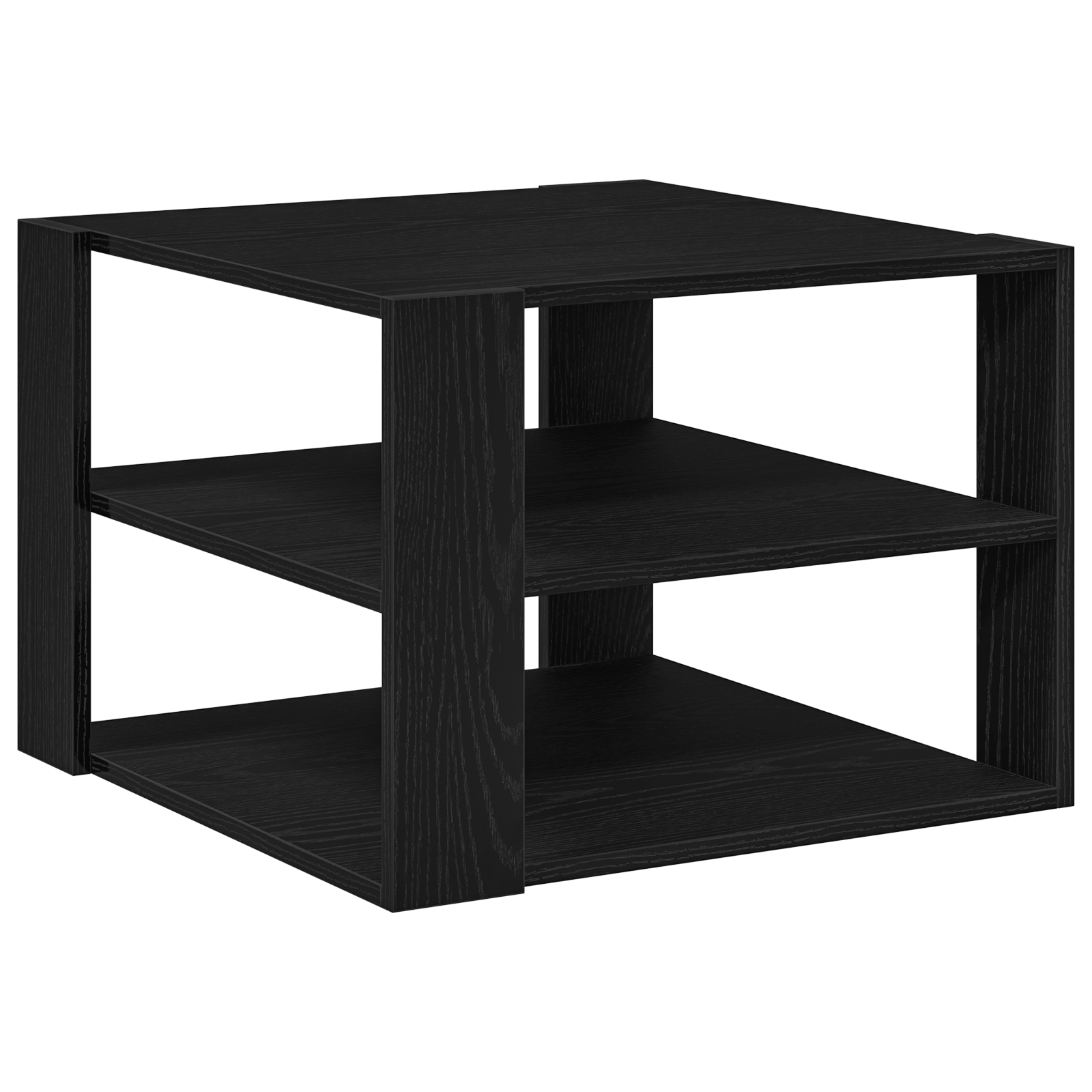 Masuta de cafea, stejar negru, 59,5x59,5x40 cm, lemn prelucrat — imaginea 5