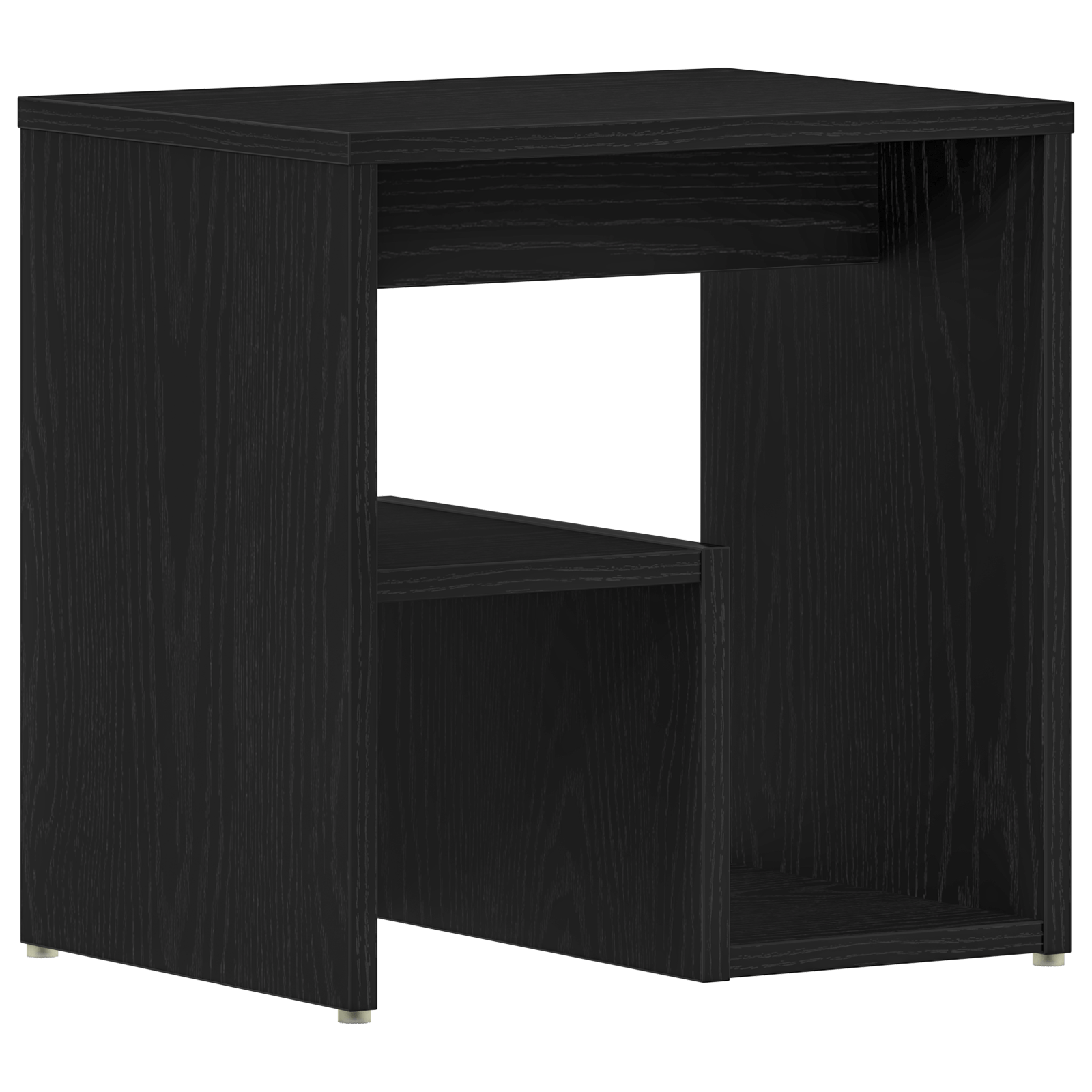Noptiere, 2 buc., stejar negru, 40x30x40 cm, lemn prelucrat — imaginea 6