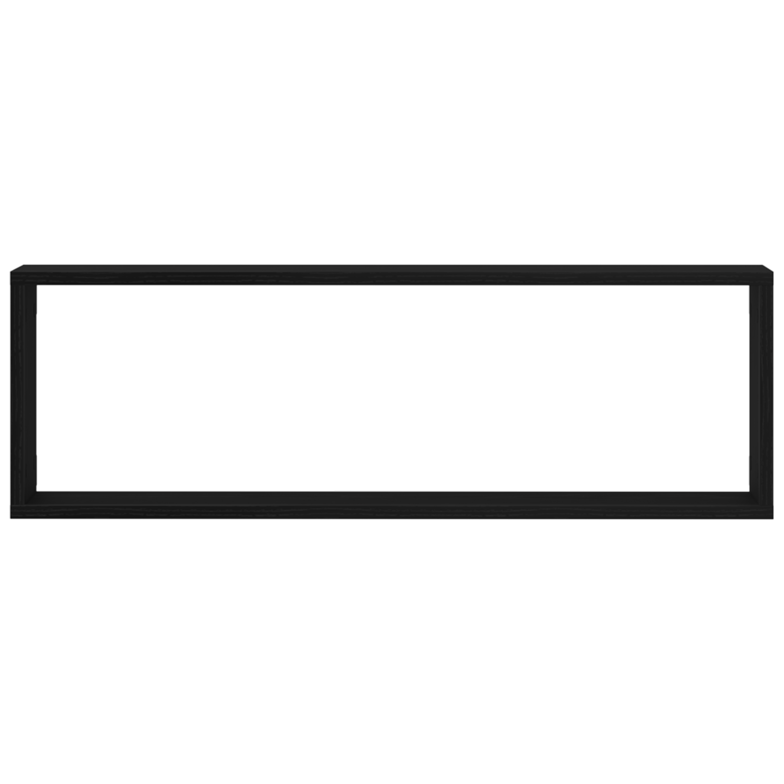 Polite - Set de 2, Stejar Negru, 80x15x26 cm, Fabricate din Lemn Prelucrat — imaginea 7
