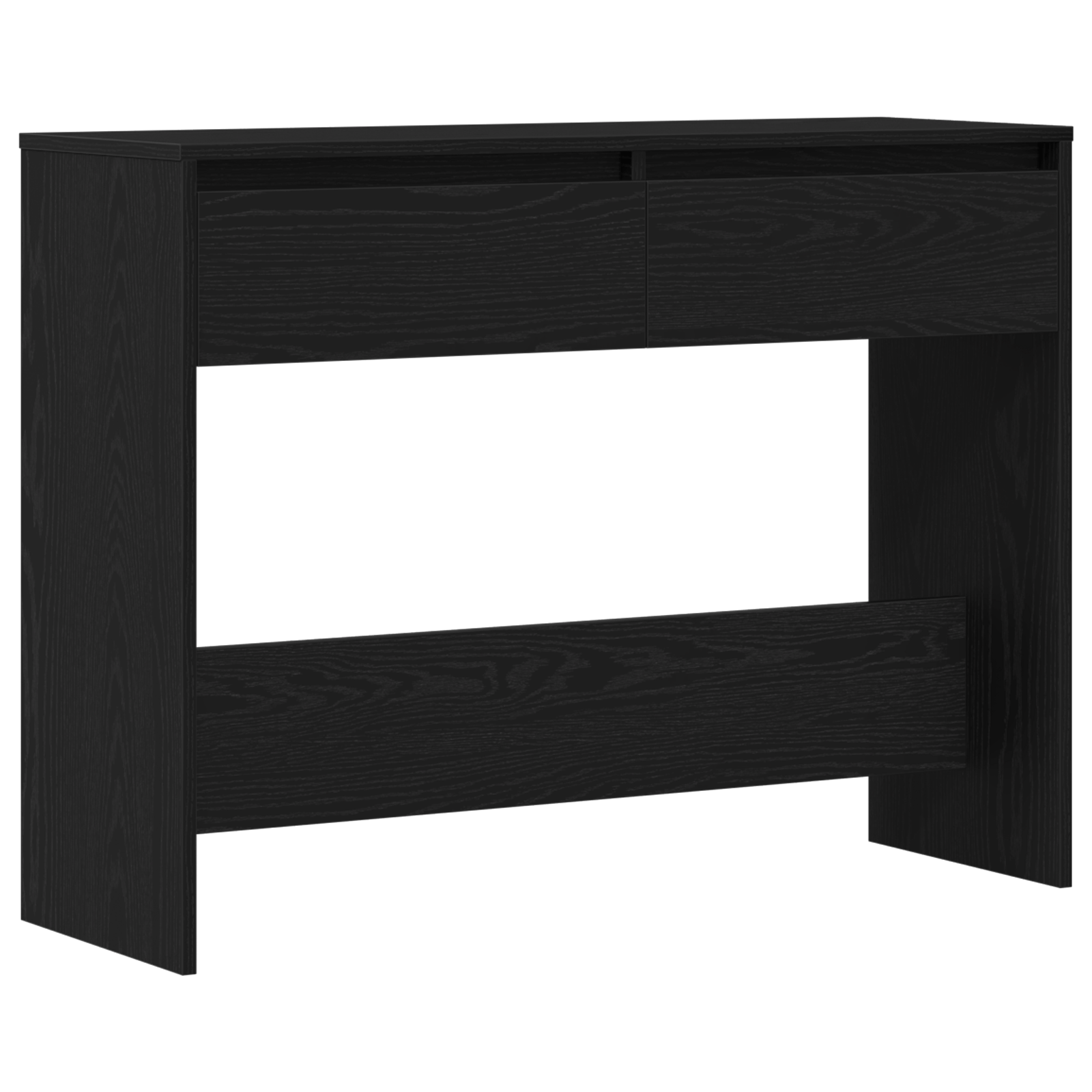 Masuta consola, stejar negru, 100x35x76.5 cm, lemn prelucrat — imaginea 2