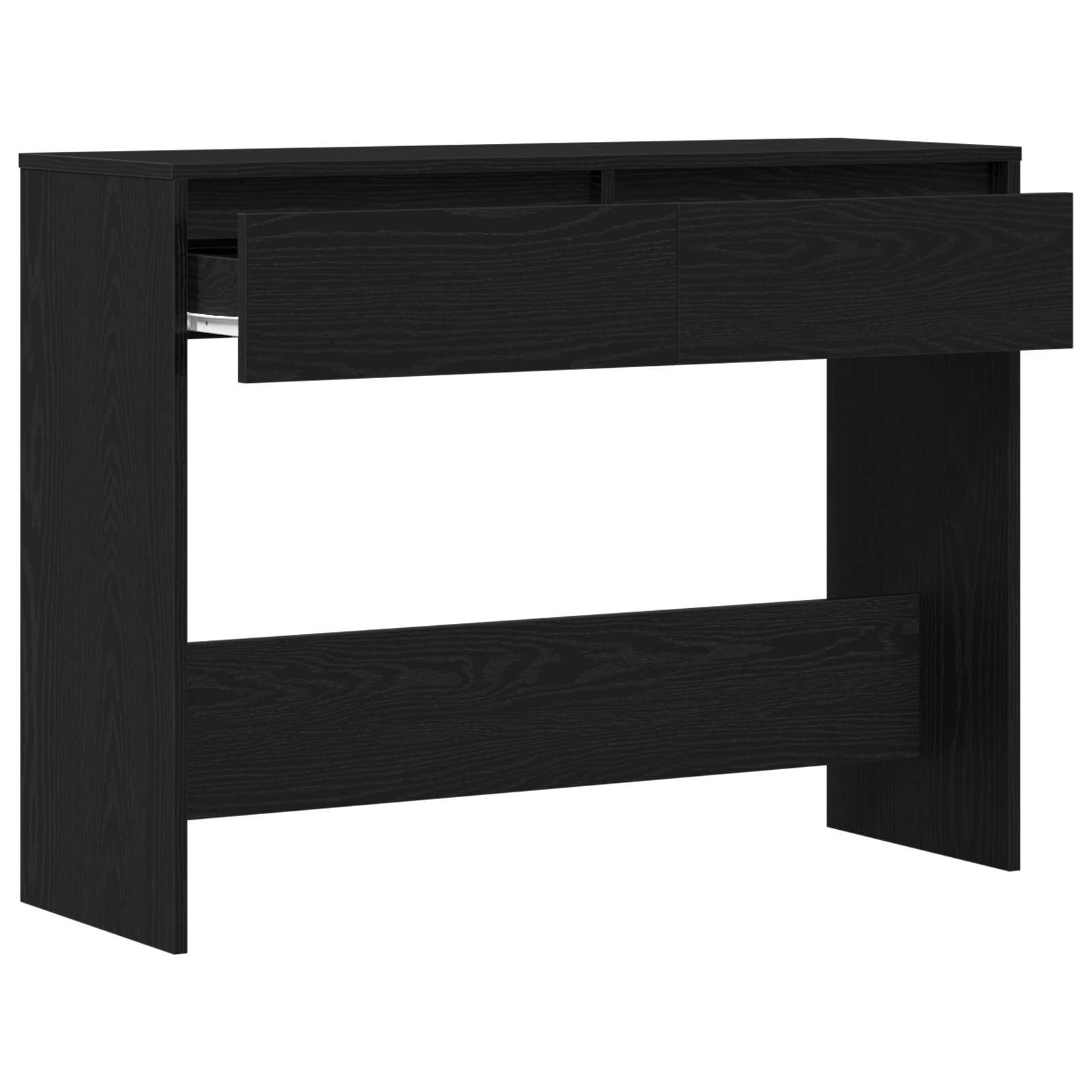 Masuta consola, stejar negru, 100x35x76.5 cm, lemn prelucrat — imaginea 5