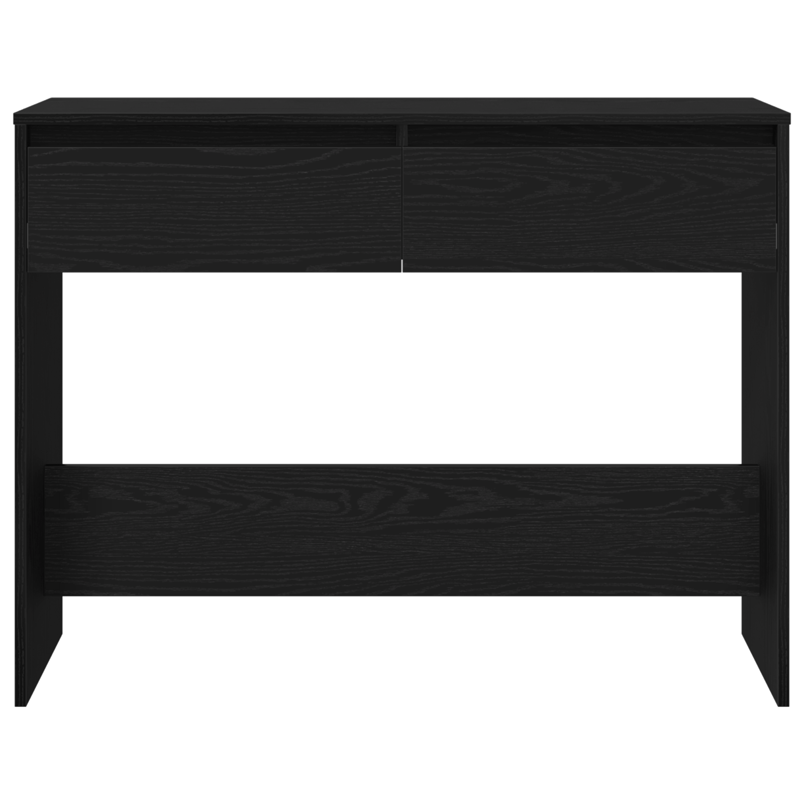Masuta consola, stejar negru, 100x35x76.5 cm, lemn prelucrat — imaginea 7