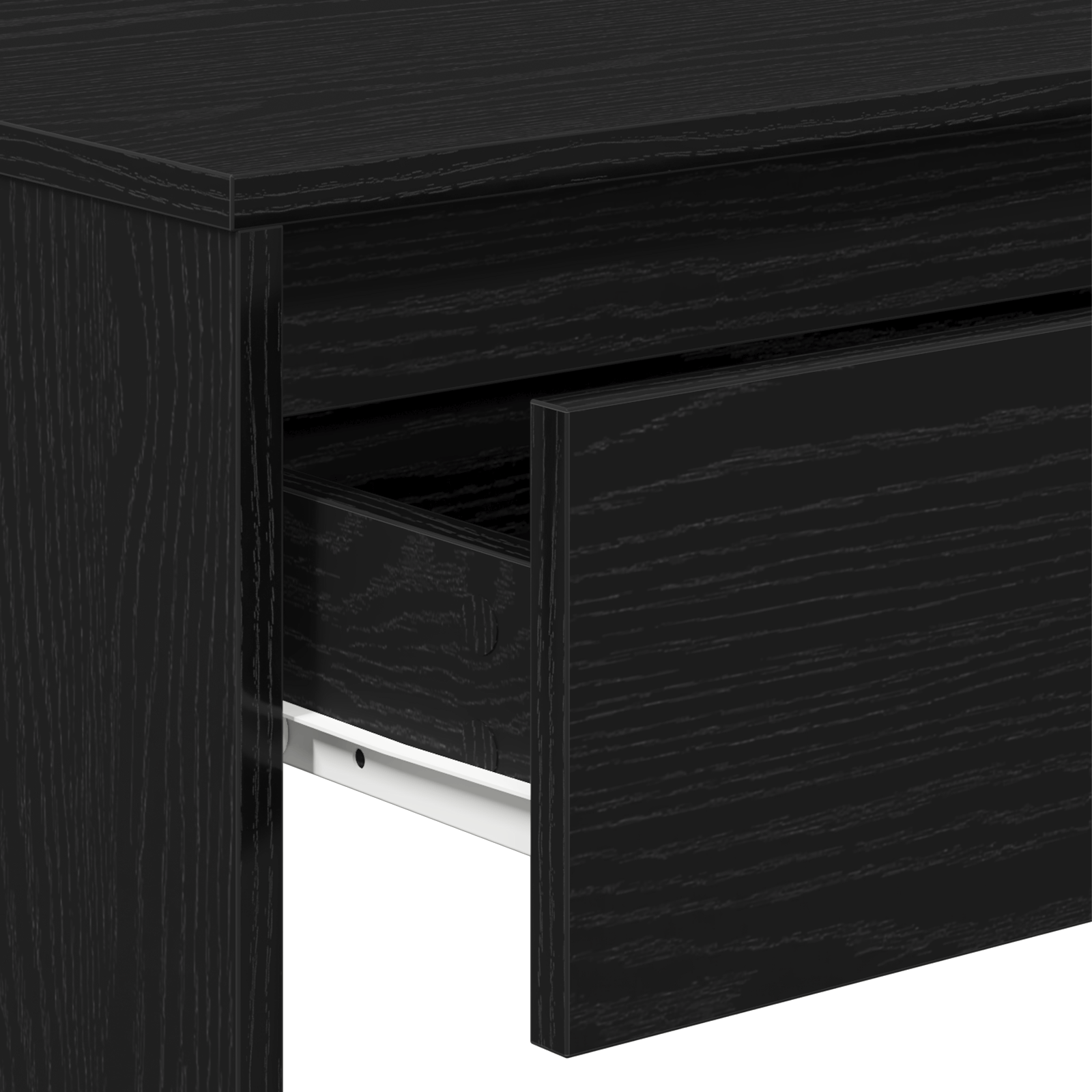Masuta consola, stejar negru, 100x35x76.5 cm, lemn prelucrat — imaginea 9