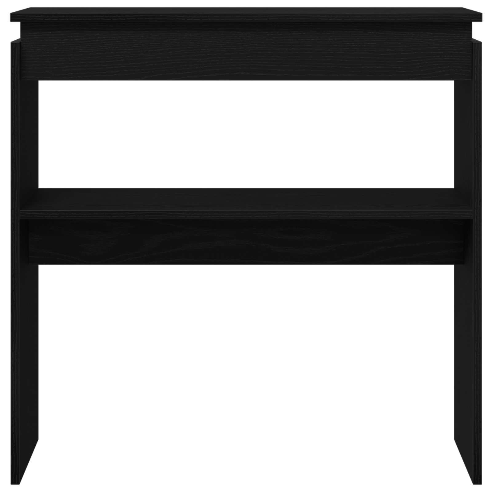 Masuta consola, stejar negru, 80x30x80 cm, lemn prelucrat — imaginea 6