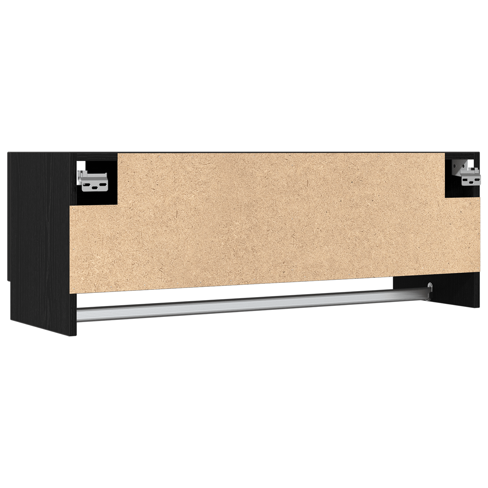 Dulap Negru Stejar 100x32,5x35 cm Lemn prelucrat — imaginea 7