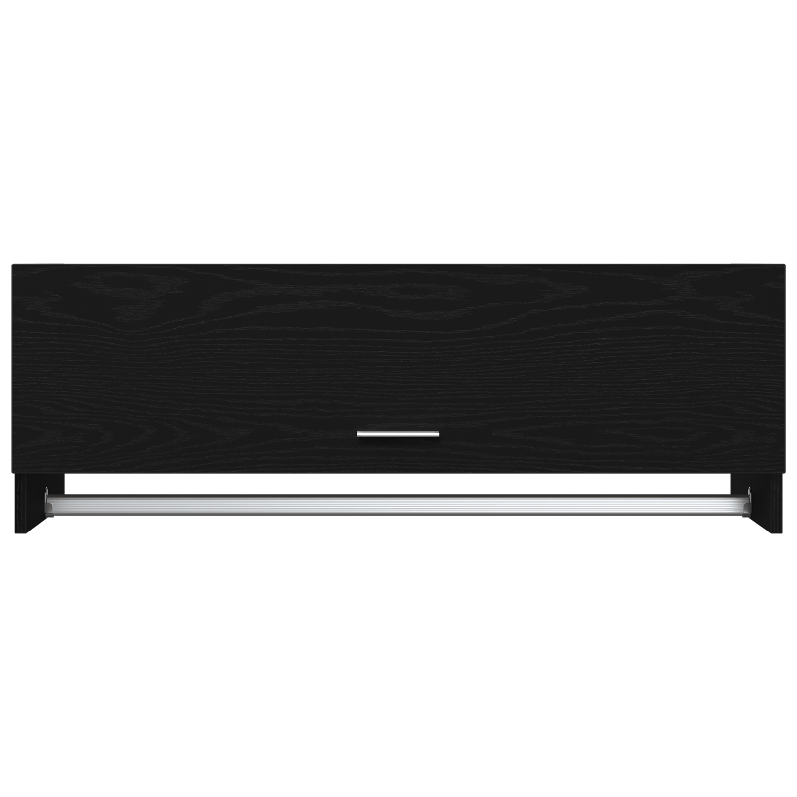 Dulap Negru Stejar 100x32,5x35 cm Lemn prelucrat — imaginea 8