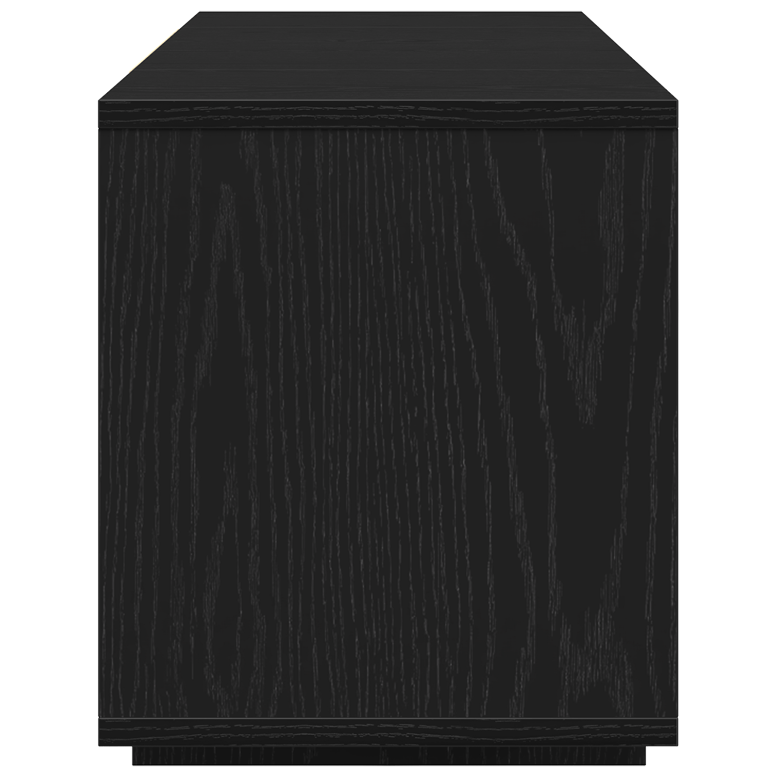Suport TV - Stejar Negru - 120x30x40.5 cm - Fabricat din Lemn Prelucrat — imaginea 7