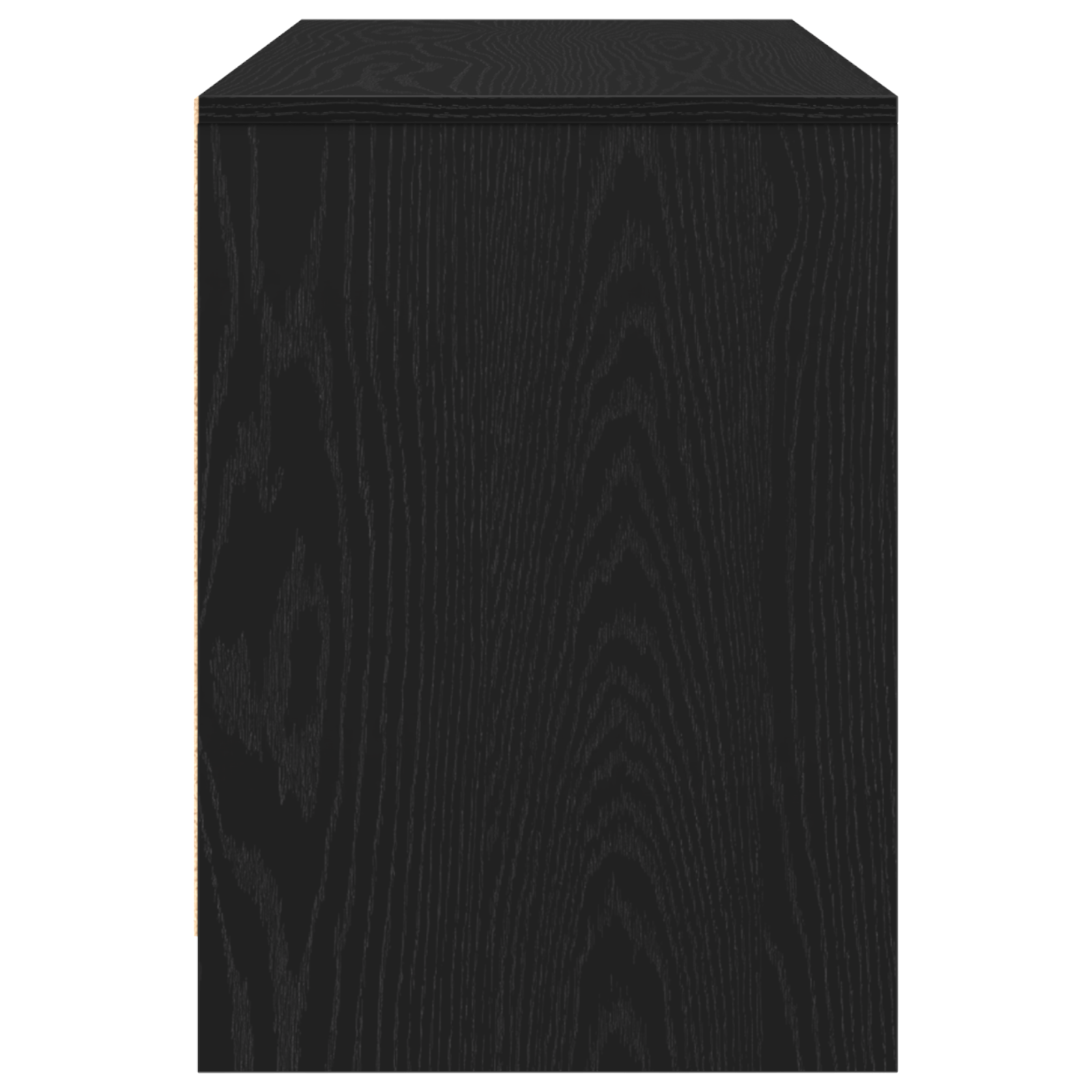 Dulap TV Negru, Stejar, 102x37,5x52,5 cm, Lemn prelucrat — imaginea 8