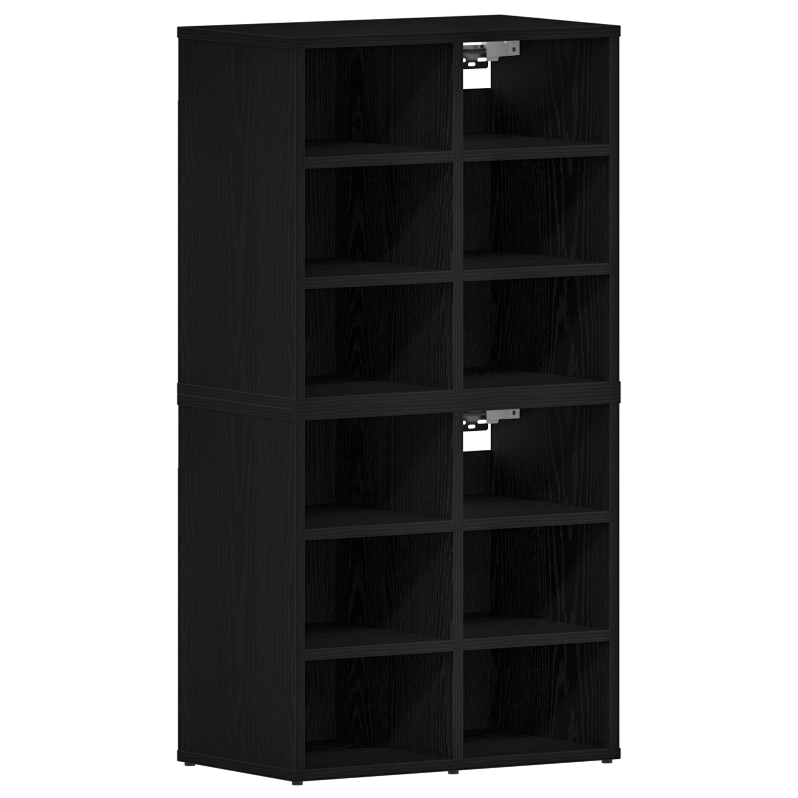 Dulap pentru pantofi 2 buc Stejar negru 52.5x30x50 cm — imaginea 2
