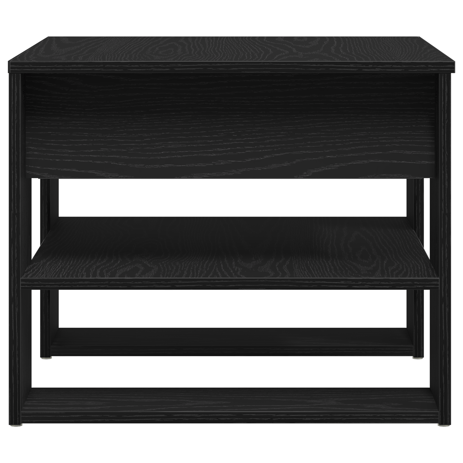 Masa de cafea din stejar negru 55.5x55x45 cm realizata din lemn prelucrat — imaginea 7