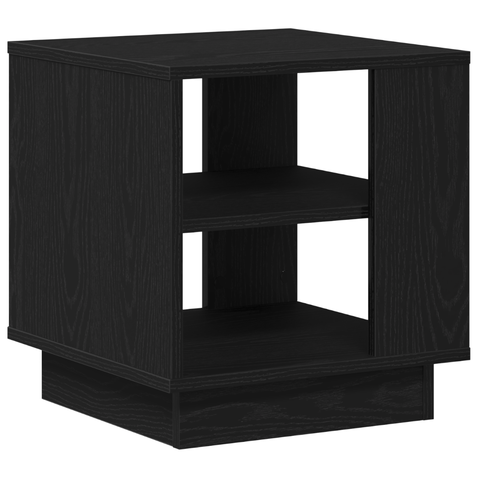 Masuta de cafea, stejar negru, 40x40x43 cm, lemn prelucrat — imaginea 2