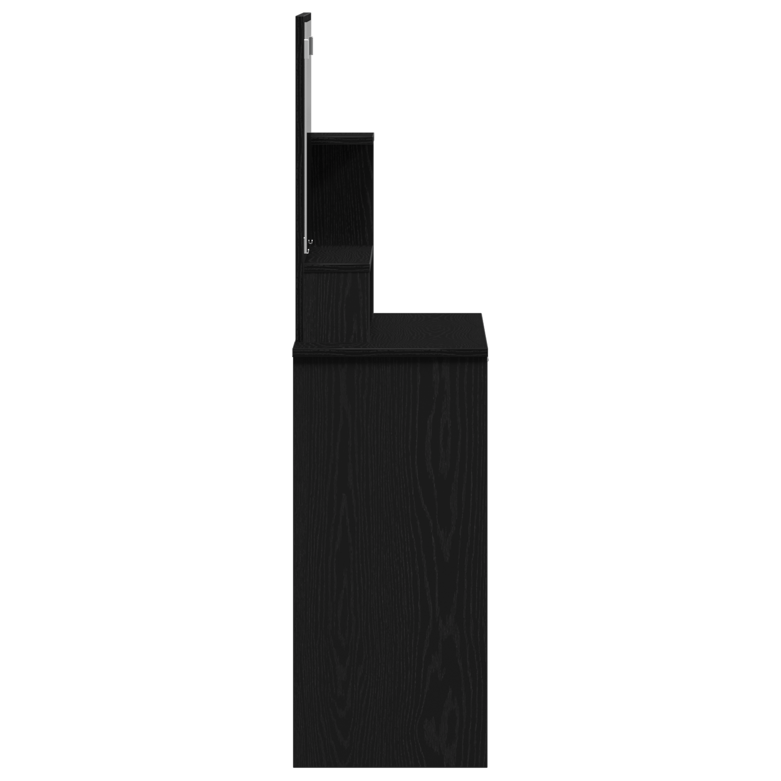 Masuta de toaleta cu oglinda, stejar negru, 86.5x35x136 cm — imaginea 8