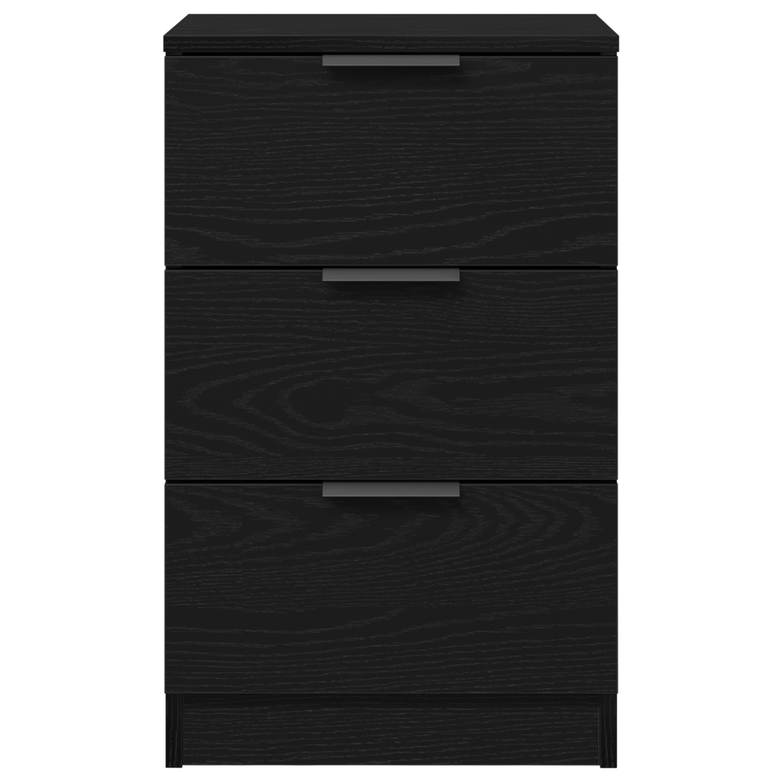 Noptieras 2 piese Stejar Negru 40x65x65 cm Fabricat din Lemn Prelucrat — imaginea 7