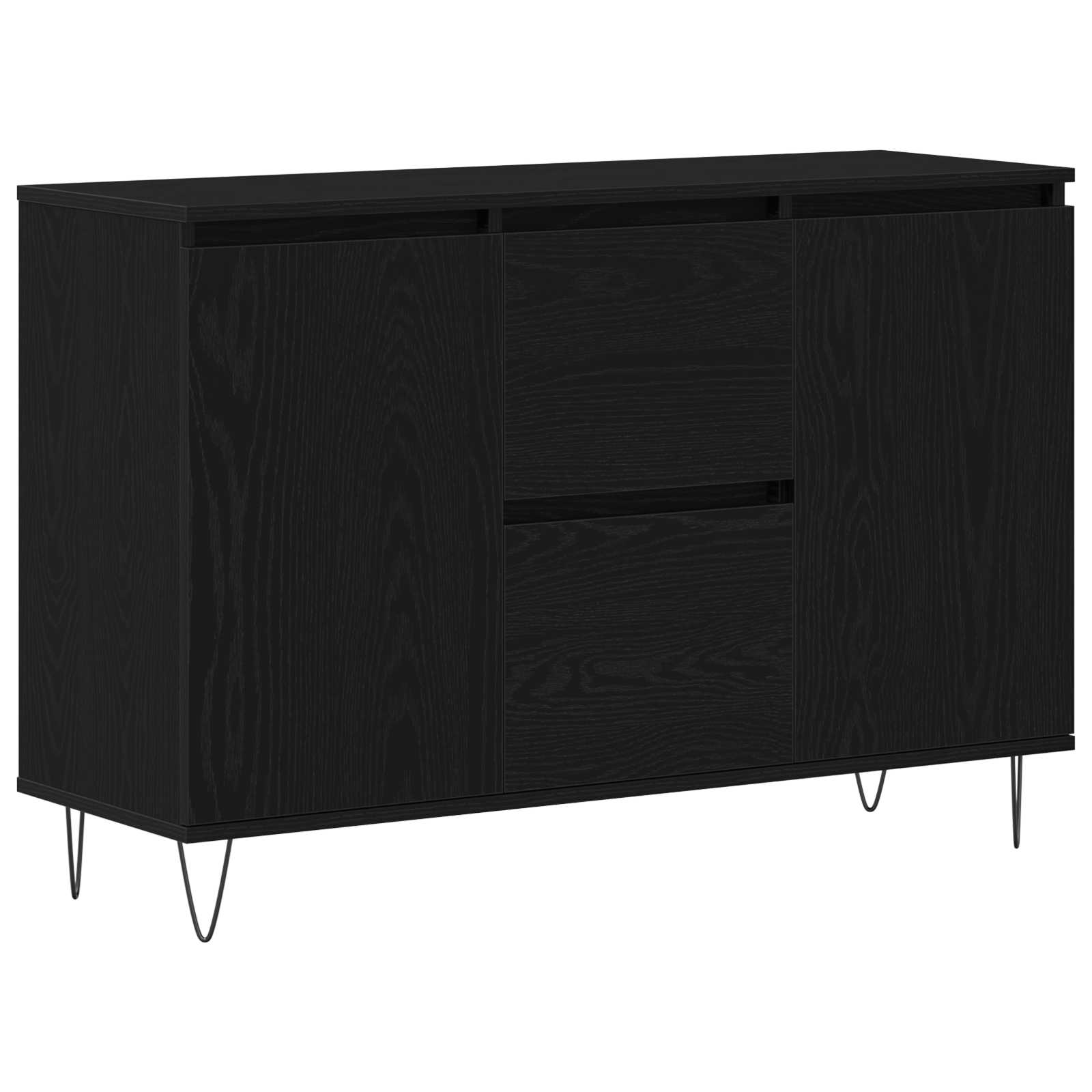 Dulap, stejar negru, 101,5x35x70 cm, lemn prelucrat — imaginea 2