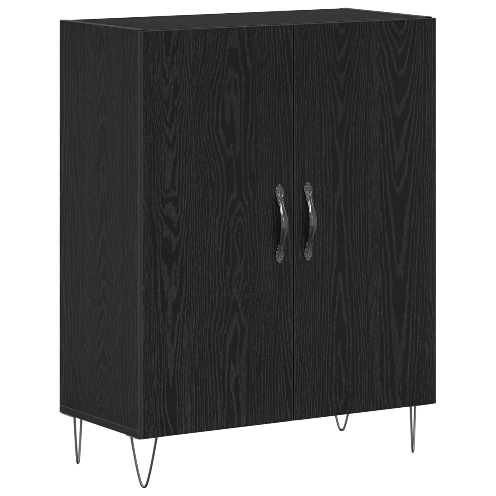 Dulap, stejar negru, 69,5x34x90 cm, lemn prelucrat — imaginea 2