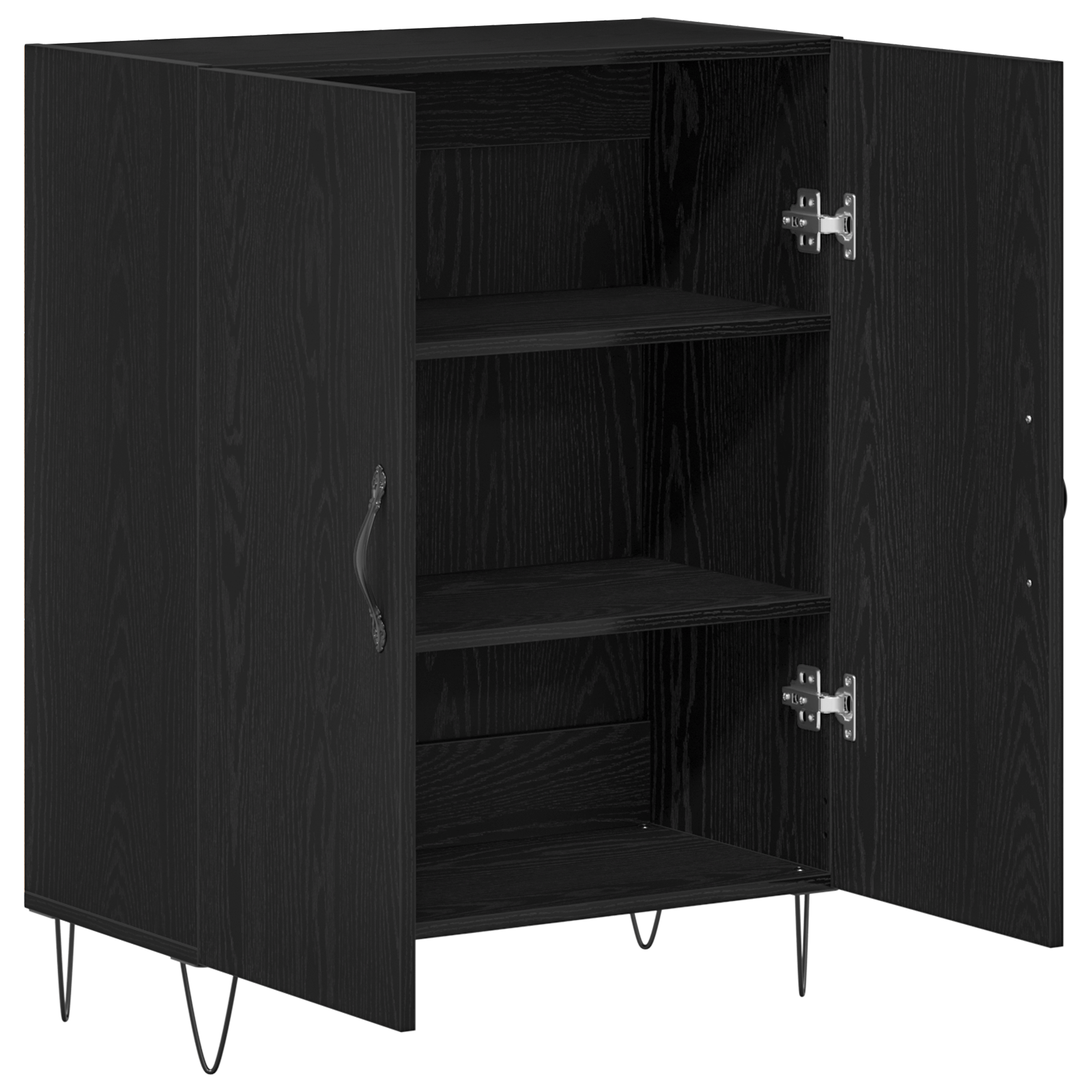 Dulap, stejar negru, 69,5x34x90 cm, lemn prelucrat — imaginea 5