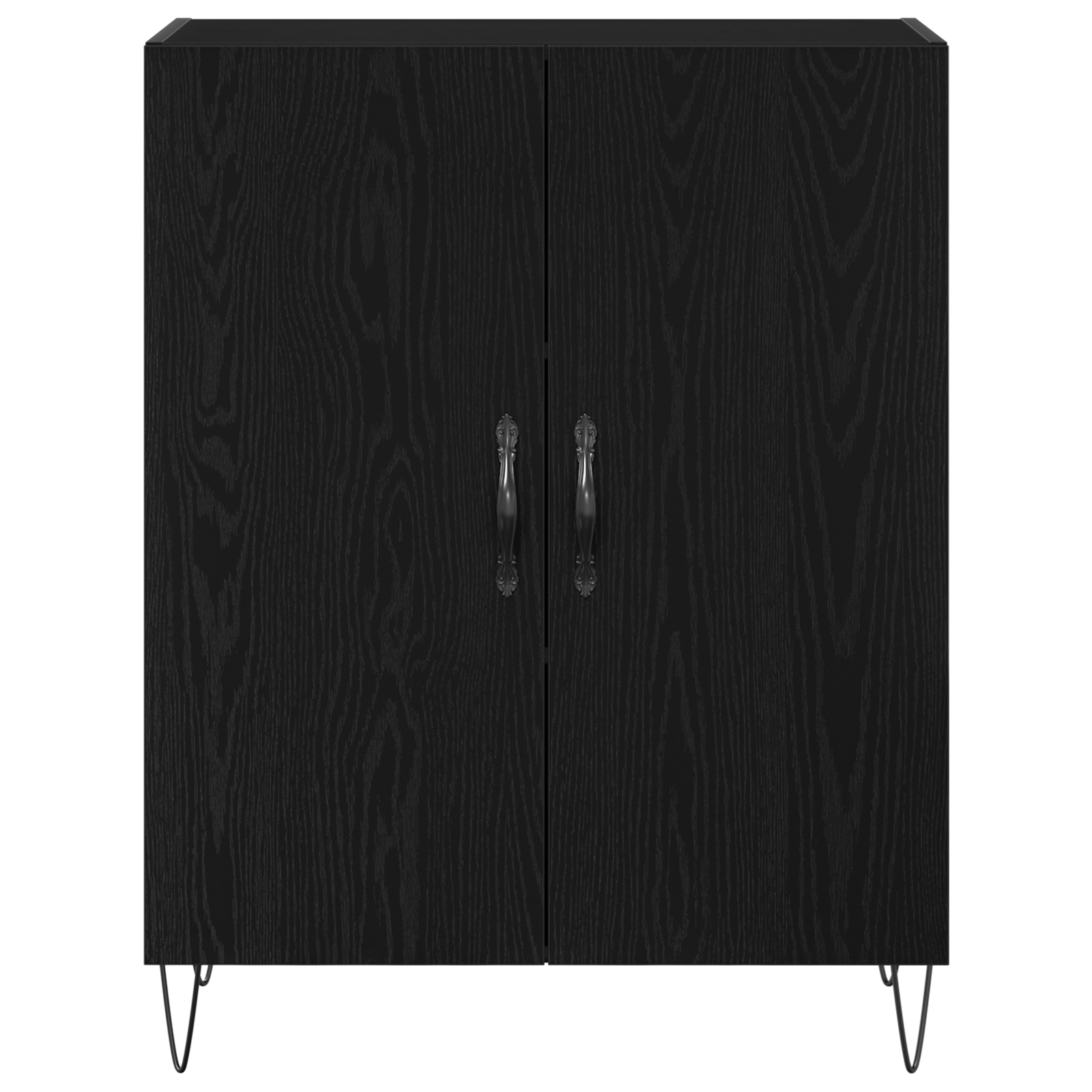 Dulap, stejar negru, 69,5x34x90 cm, lemn prelucrat — imaginea 7