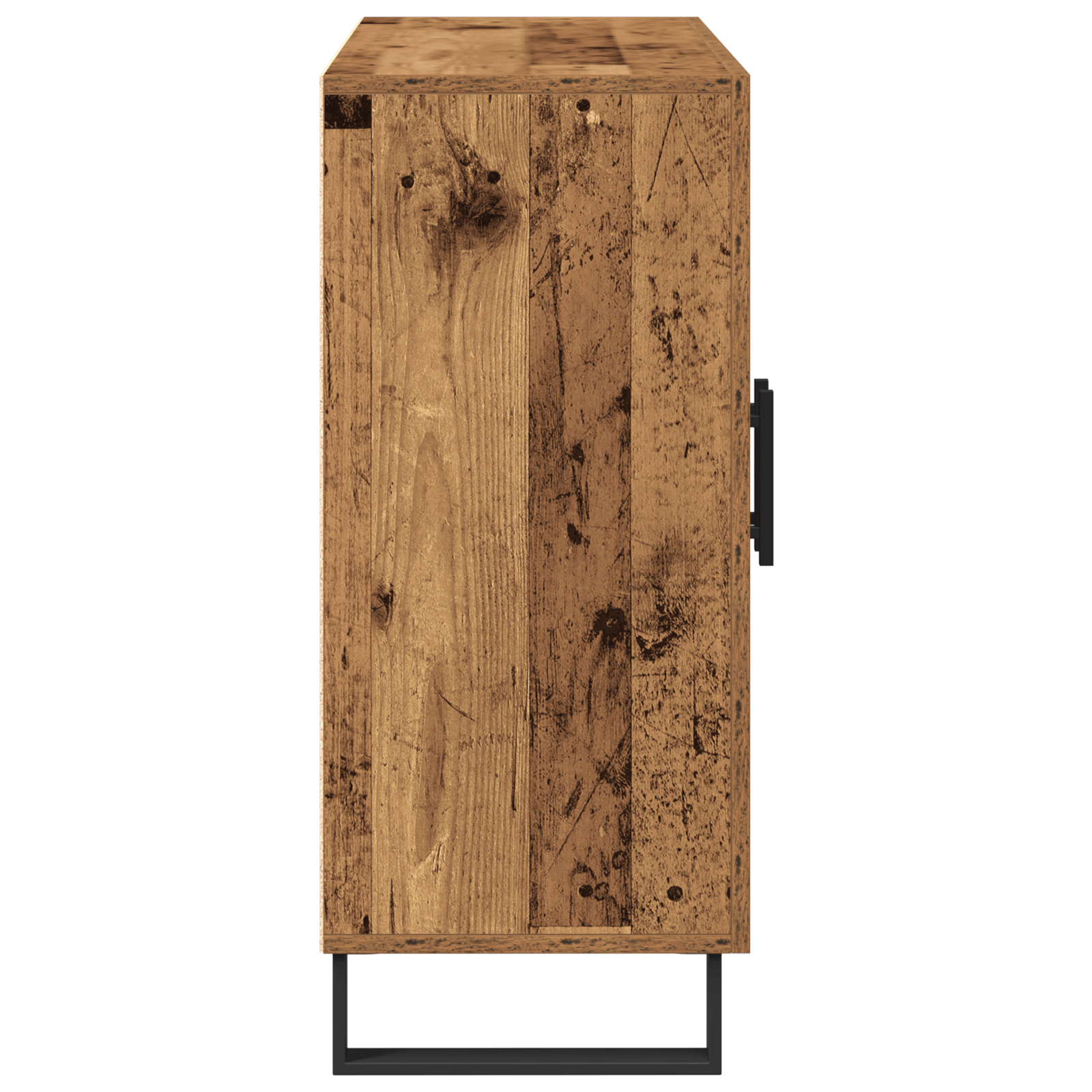 Dulap cu 3 usi, lemn vechi, 90x34x80 cm, lemn prelucrat — imaginea 7