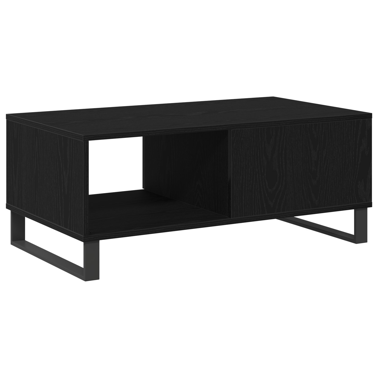Masuta de cafea, stejar negru, 90x50x36,5 cm, lemn prelucrat — imaginea 6