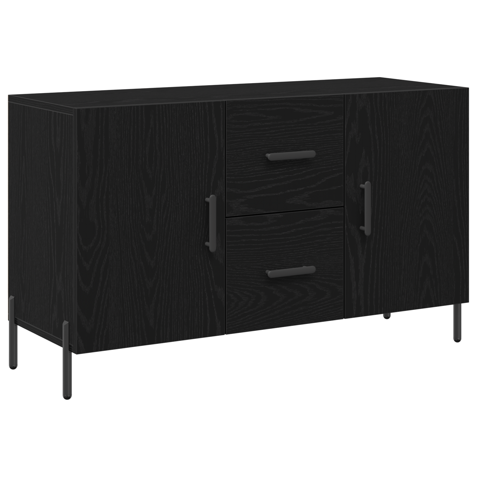 Dulap, stejar negru, 100x36x60 cm, lemn prelucrat — imaginea 2