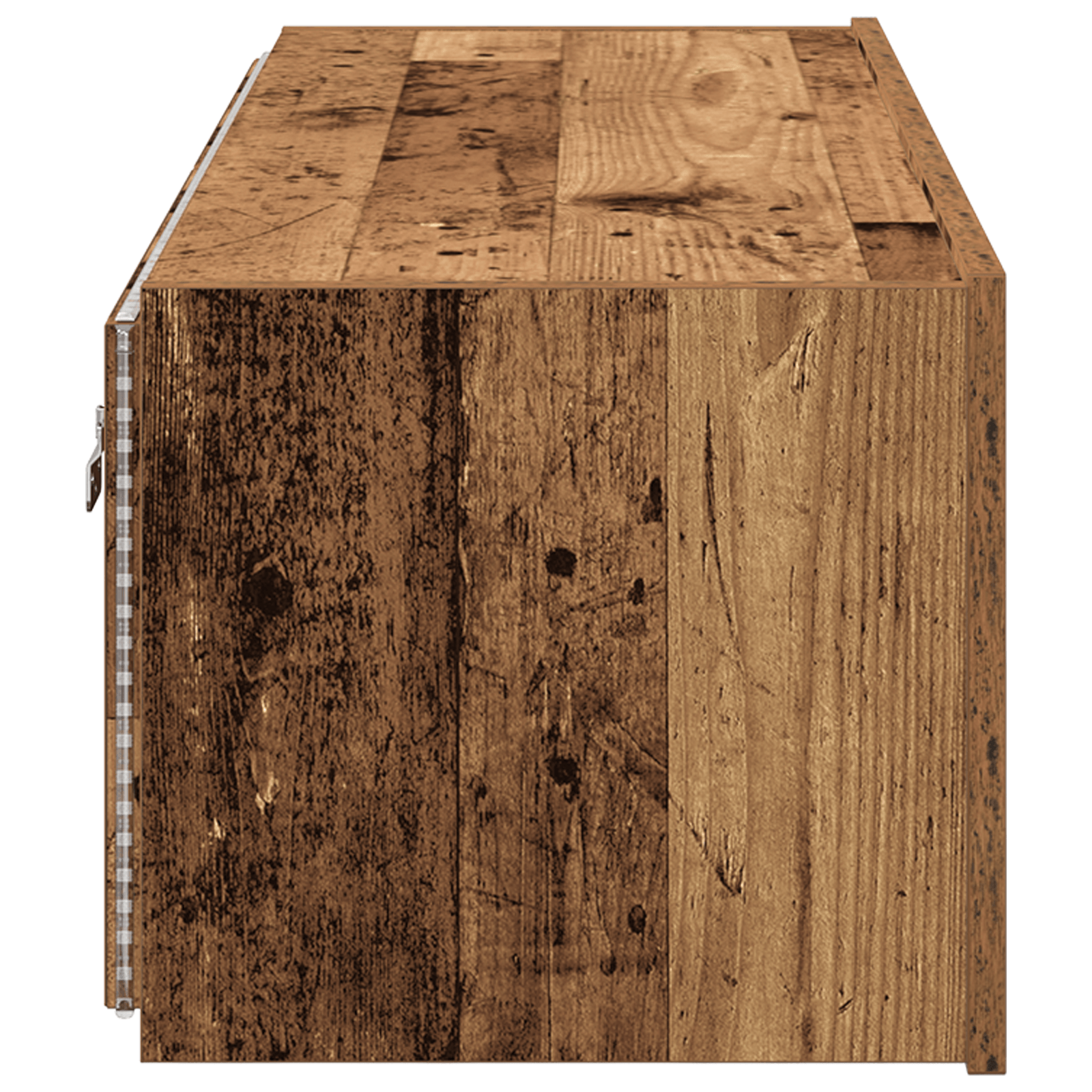 Dulap de perete cu LED-uri, lemn vechi, 100x35x31 cm — imaginea 8