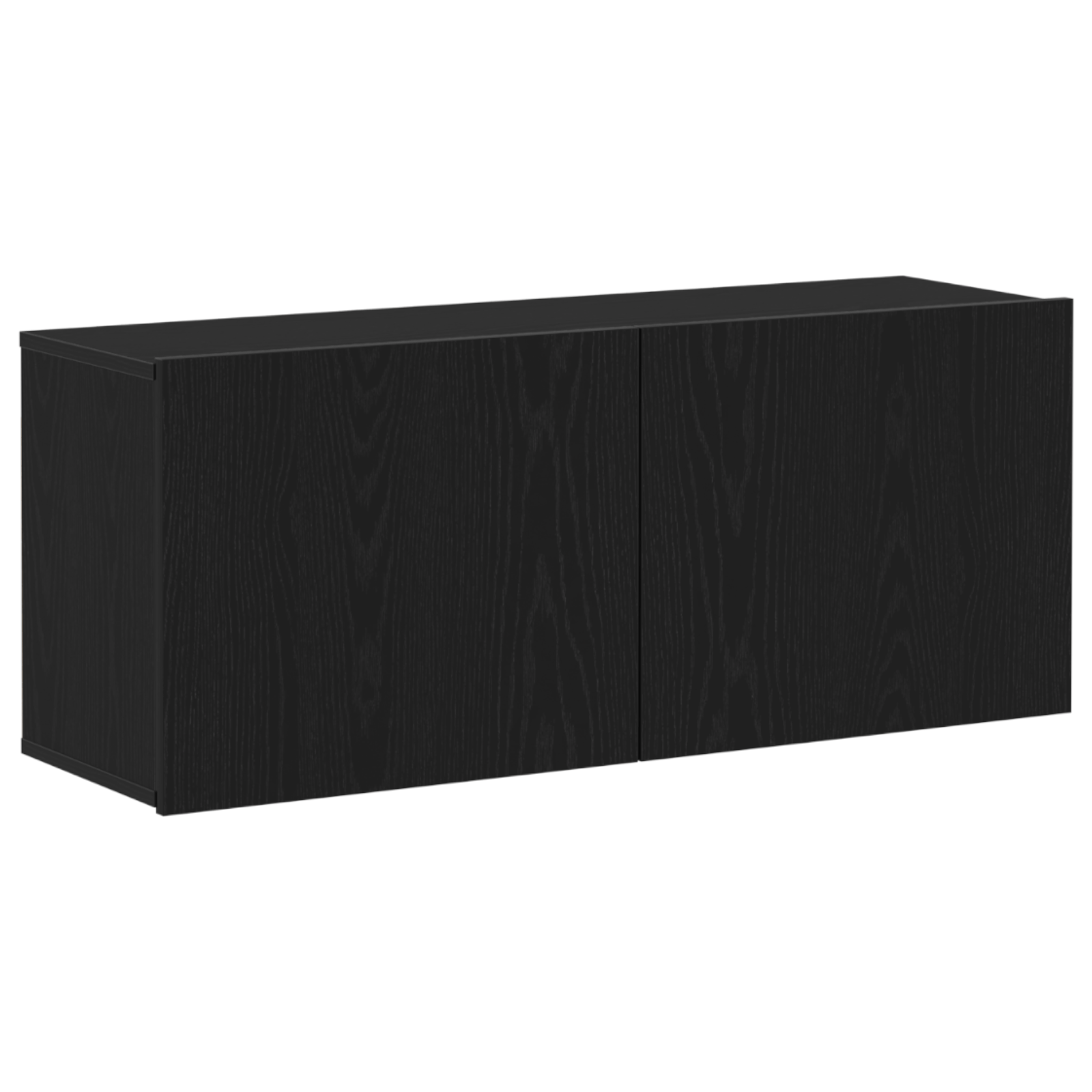 Dulap TV de perete, stejar negru, 100x30x41 cm, lemn prelucrat — imaginea 2