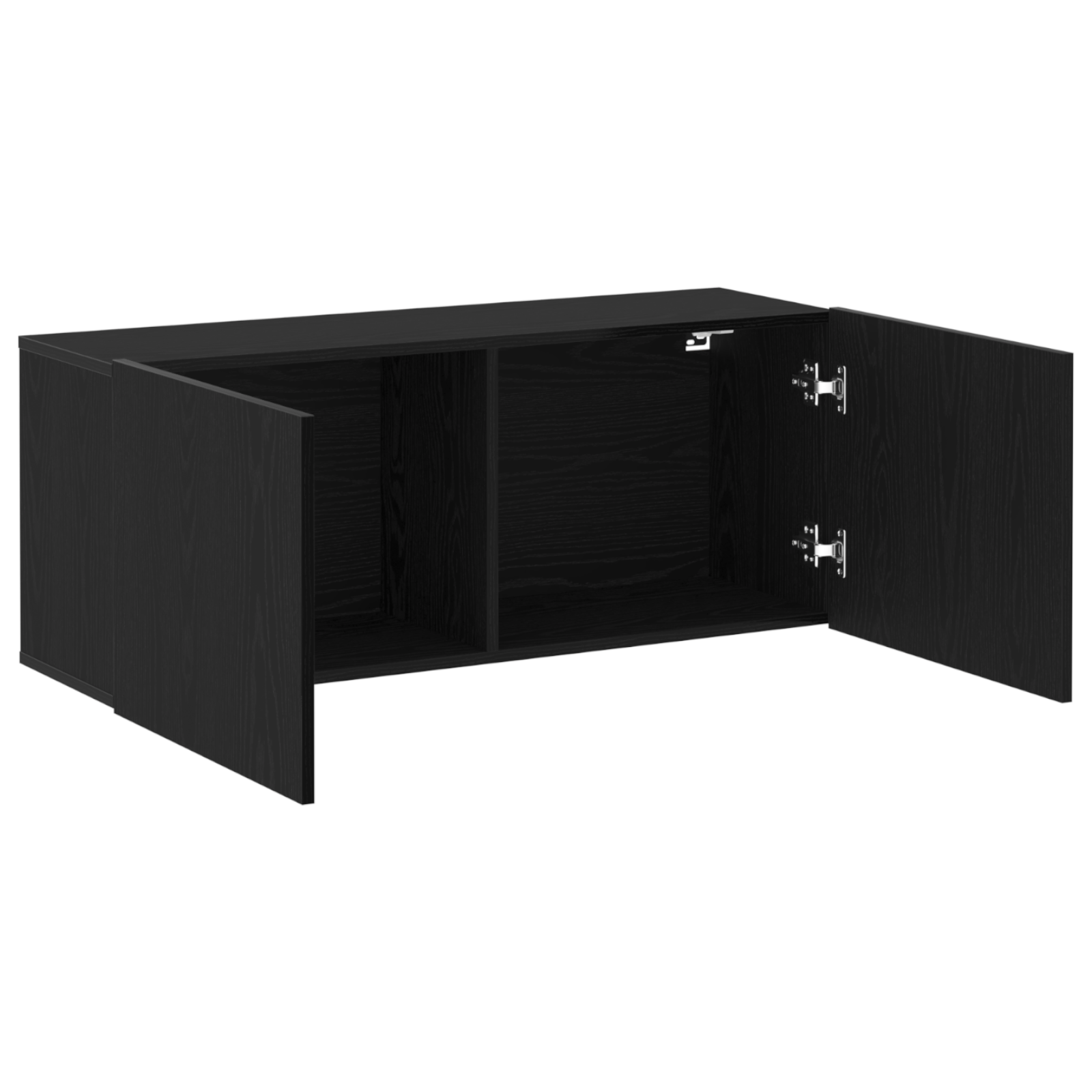Dulap TV de perete, stejar negru, 100x30x41 cm, lemn prelucrat — imaginea 5