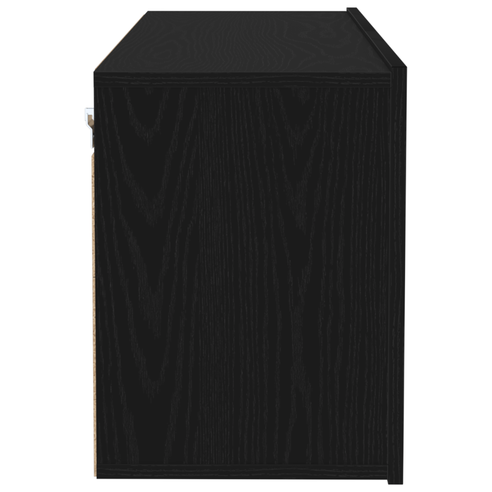 Dulap TV de perete, stejar negru, 100x30x41 cm, lemn prelucrat — imaginea 7