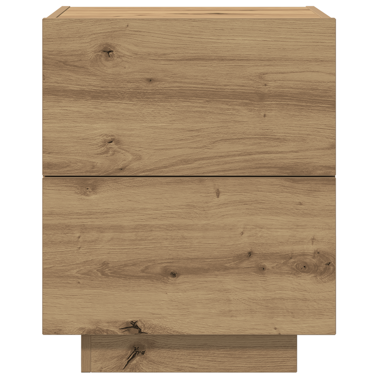 Noptiera cu LED-uri, stejar artizanal, 45x40x55 cm — imaginea 6