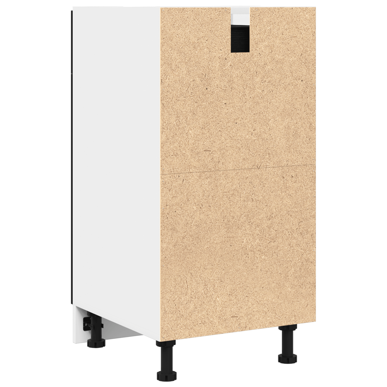 Dulap cu Sertar Inferior - Stejar Negru, 40x46x81.5 cm, Fabricat din Lemn Prelucrat — imaginea 6