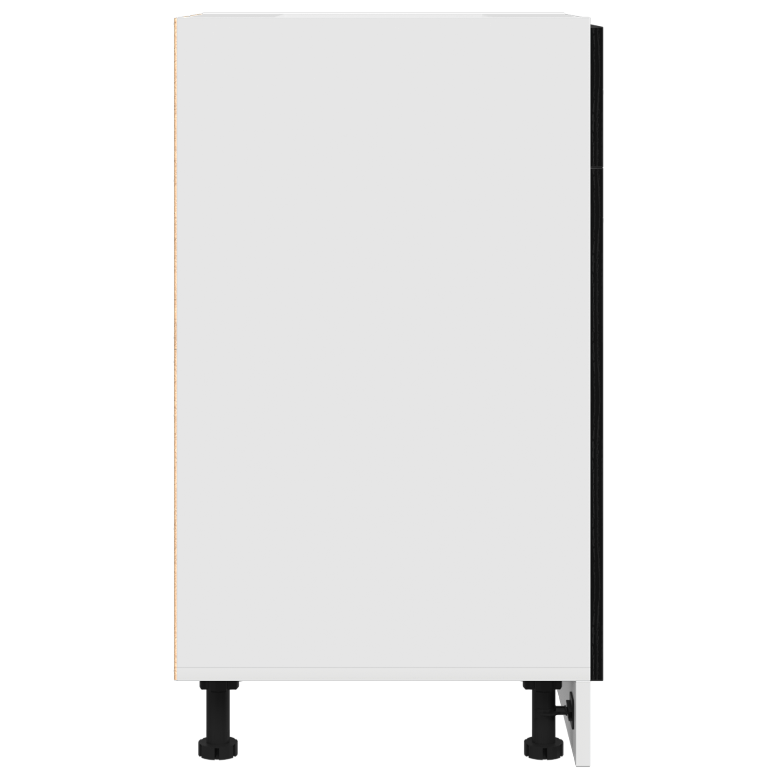 Dulap cu Sertar Inferior - Stejar Negru, 40x46x81.5 cm, Fabricat din Lemn Prelucrat — imaginea 8