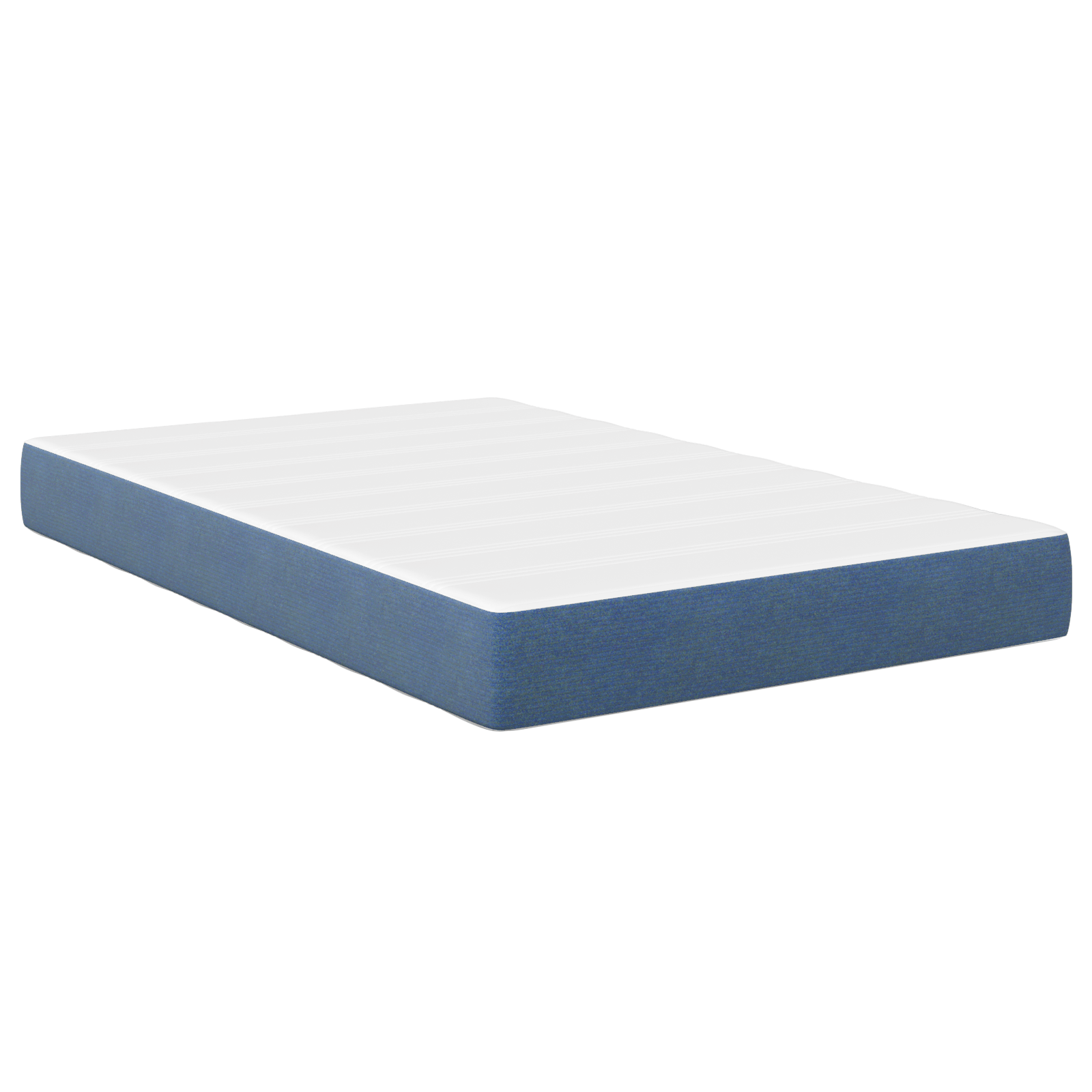 Saltea arcuri pocket albastru medie 120x190x20 cm textil — imaginea 2