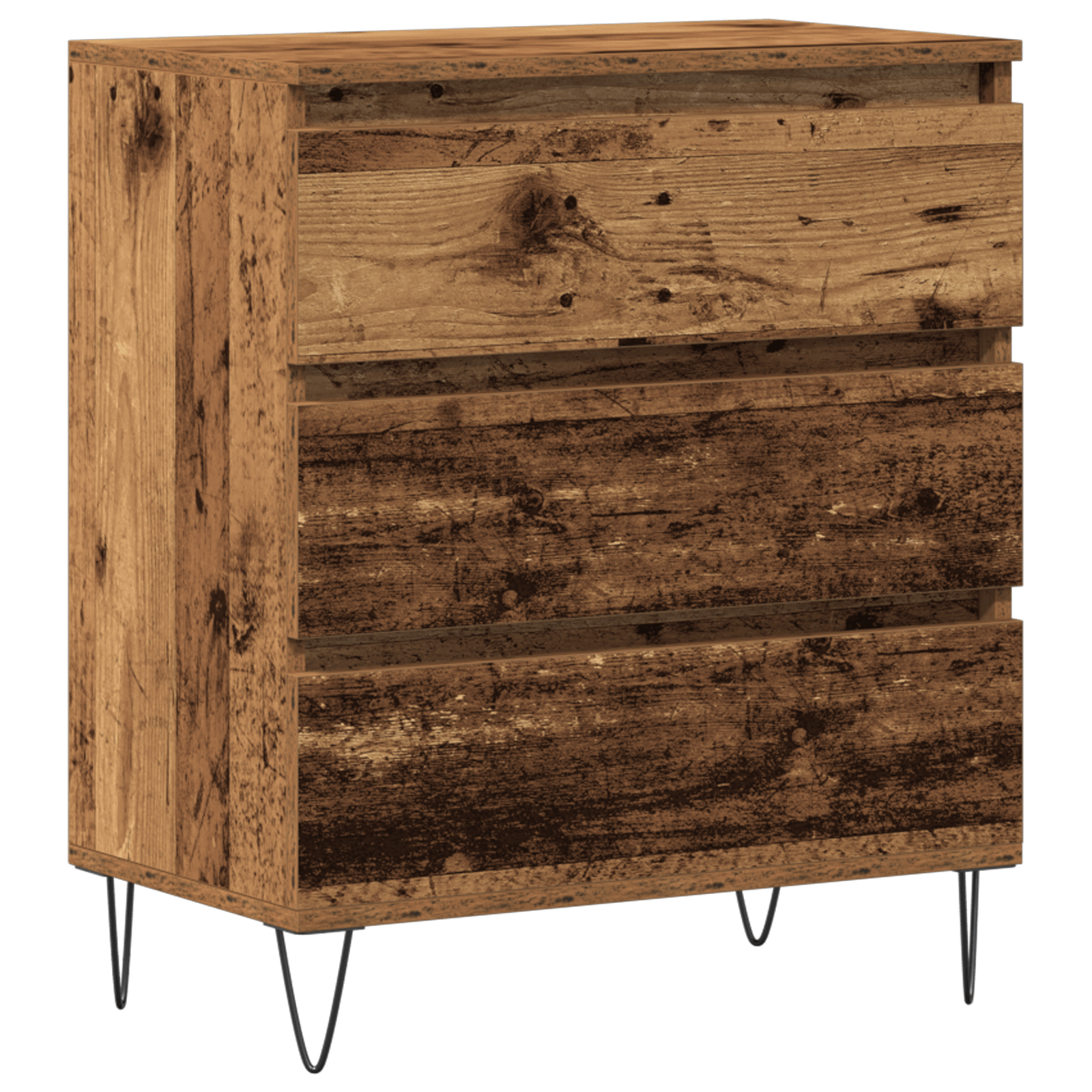 Dulap cu sertare, lemn vechi, 60x35x70 cm, lemn prelucrat — imaginea 2