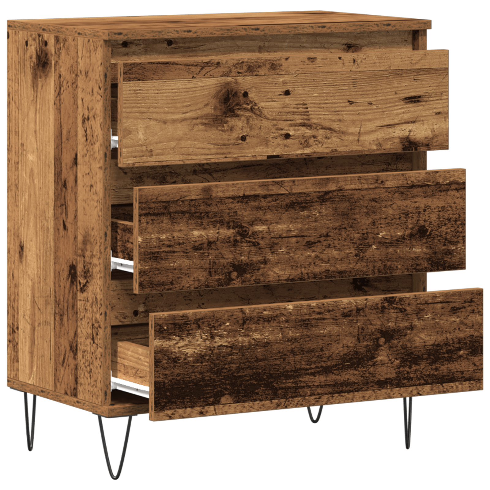 Dulap cu sertare, lemn vechi, 60x35x70 cm, lemn prelucrat — imaginea 5