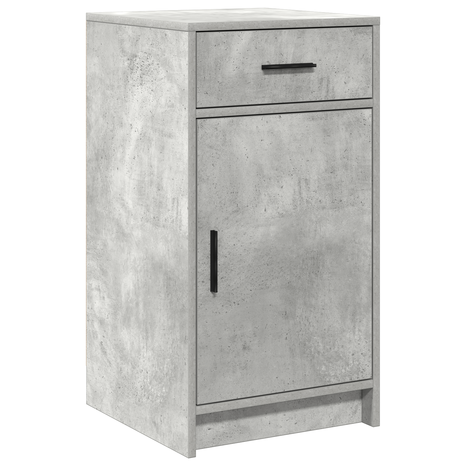 Dulap, gri beton, 40x41x75 cm, lemn prelucrat — imaginea 2