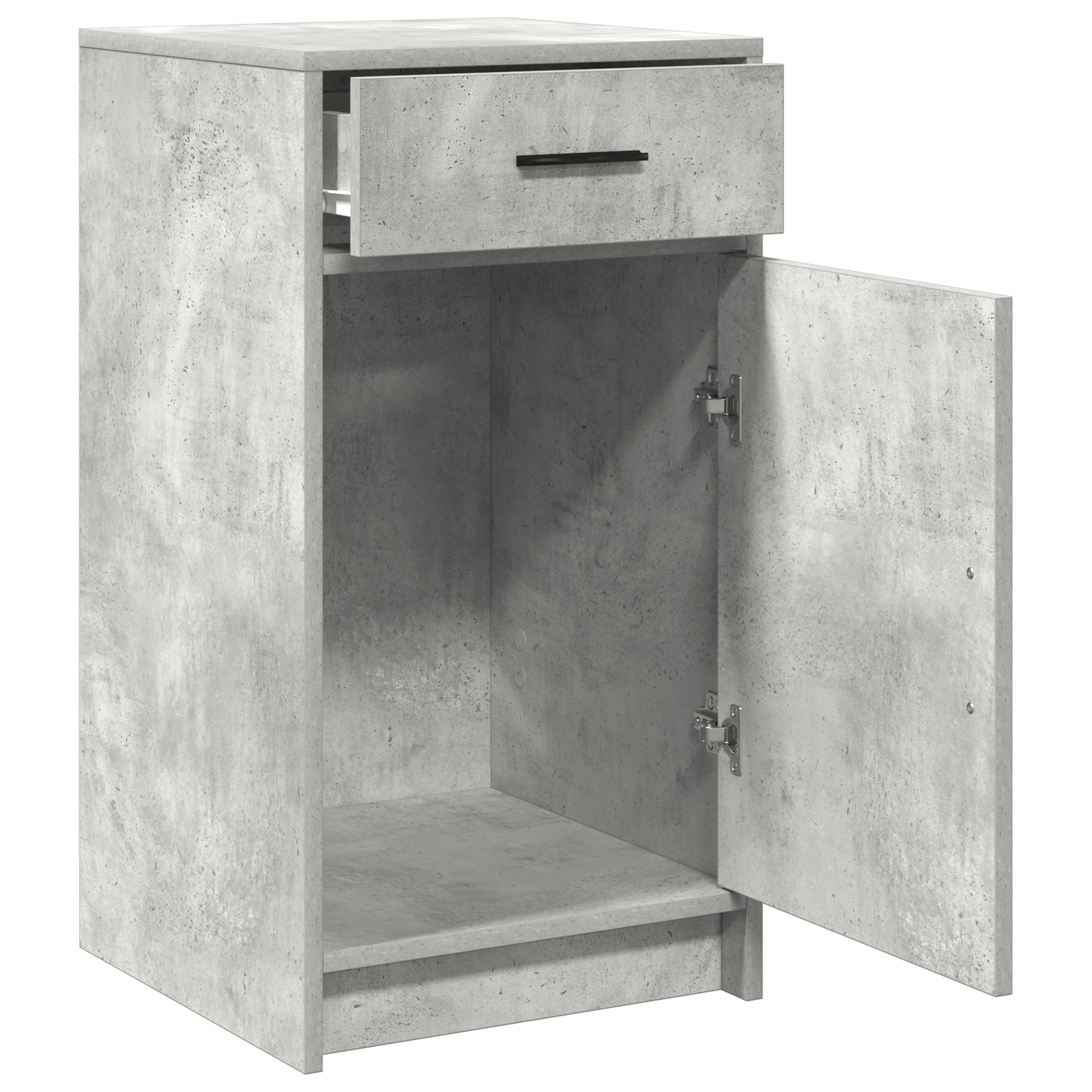 Dulap, gri beton, 40x41x75 cm, lemn prelucrat — imaginea 5