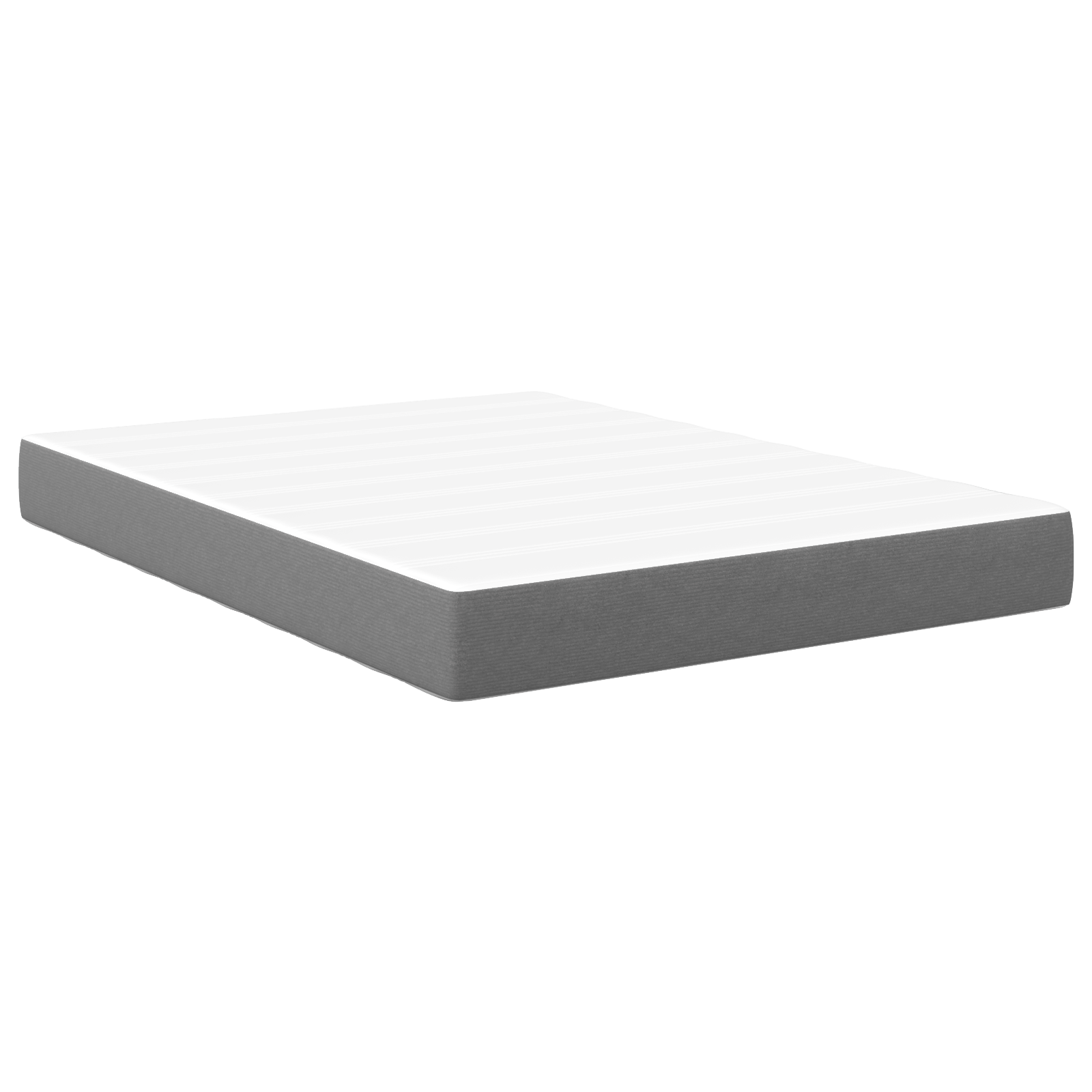 Saltea arcuri pocket gri deschis medie 140x190x20cm textil — imaginea 2